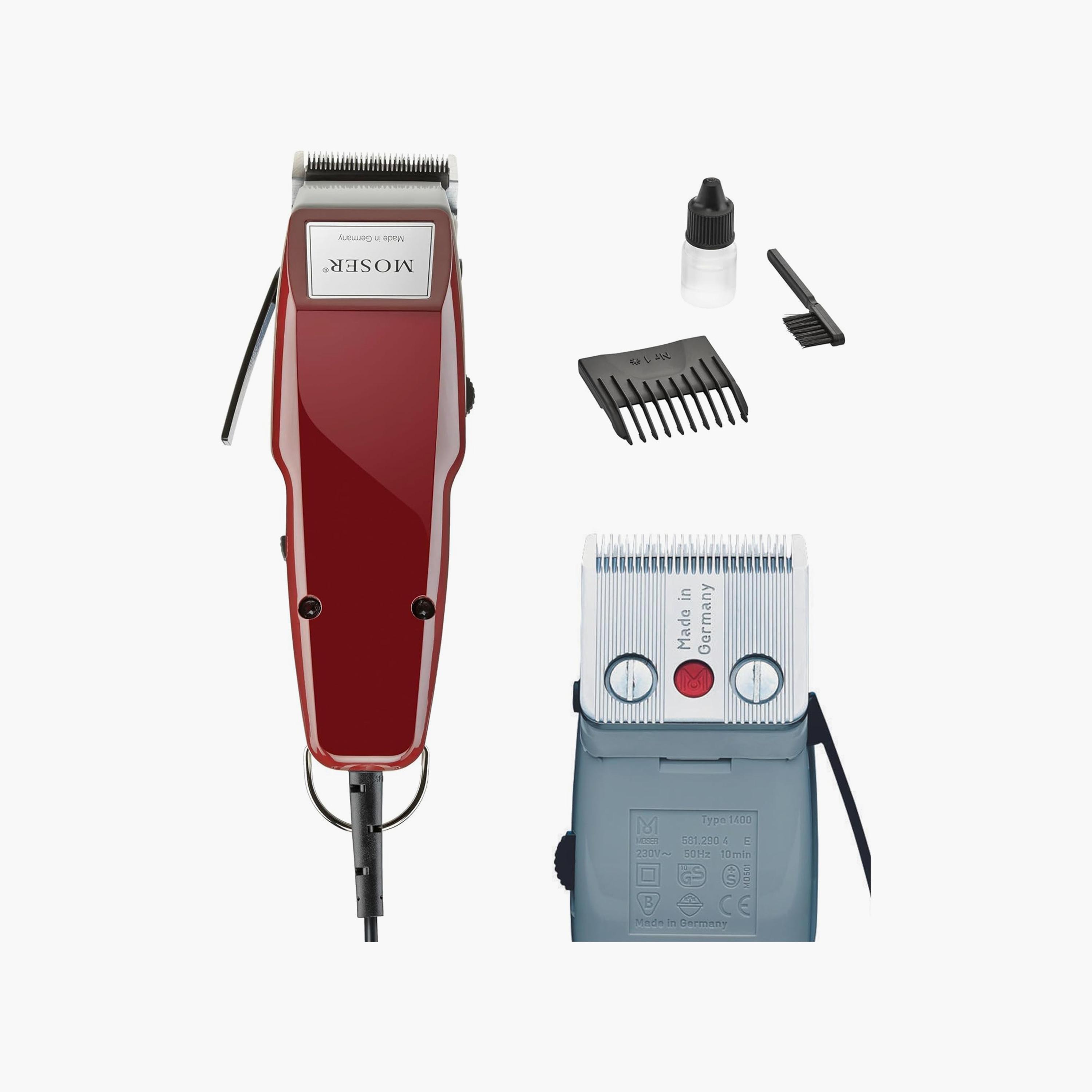 Moser Hair Clipper Red | 1400-0150-beautyandpersonalcare-mens-shaving-image-1