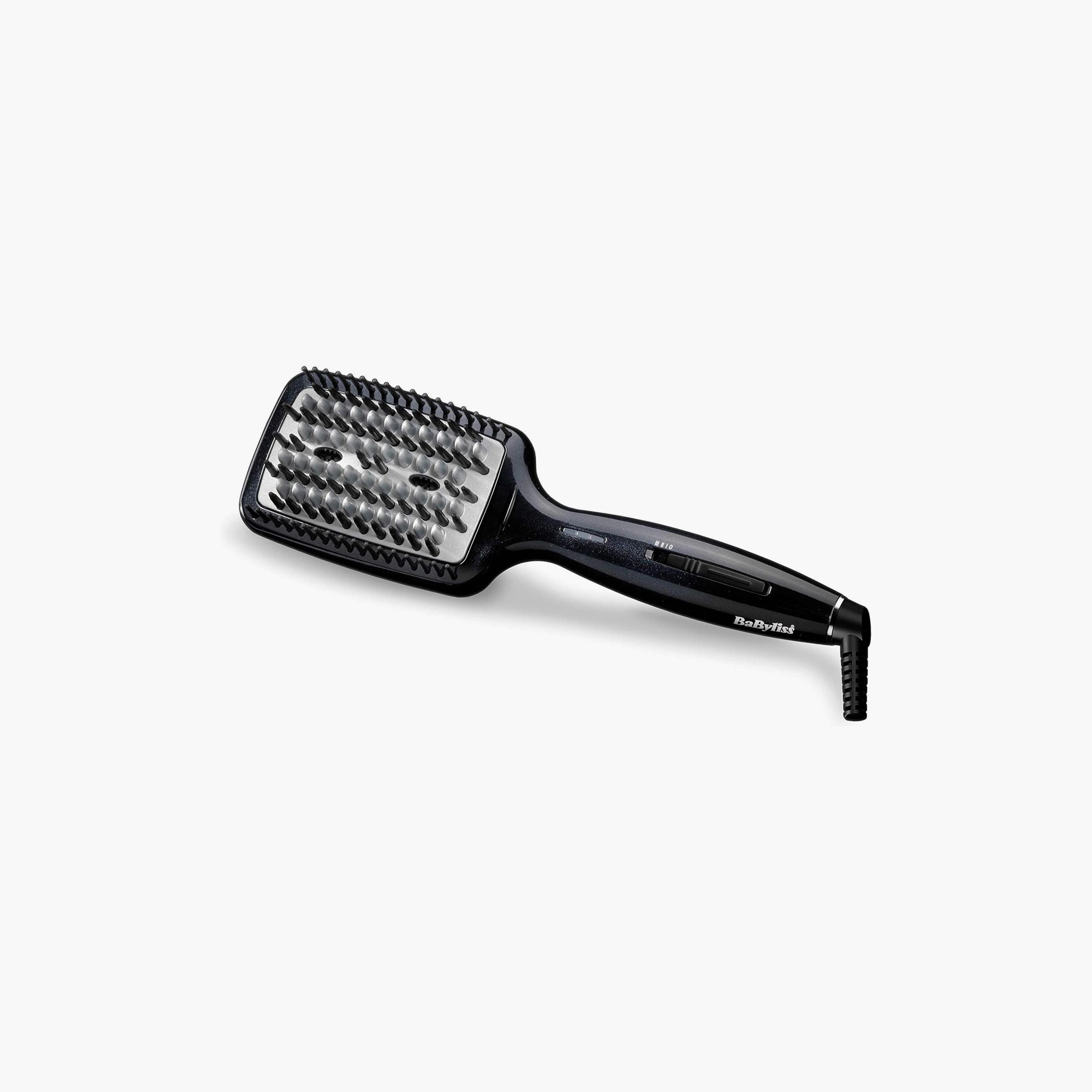 BaByliss Heated Brush Black | HSB101SDE-beautyandpersonalcare-appliances-hairstylingtools-curlingandstyler-image-1