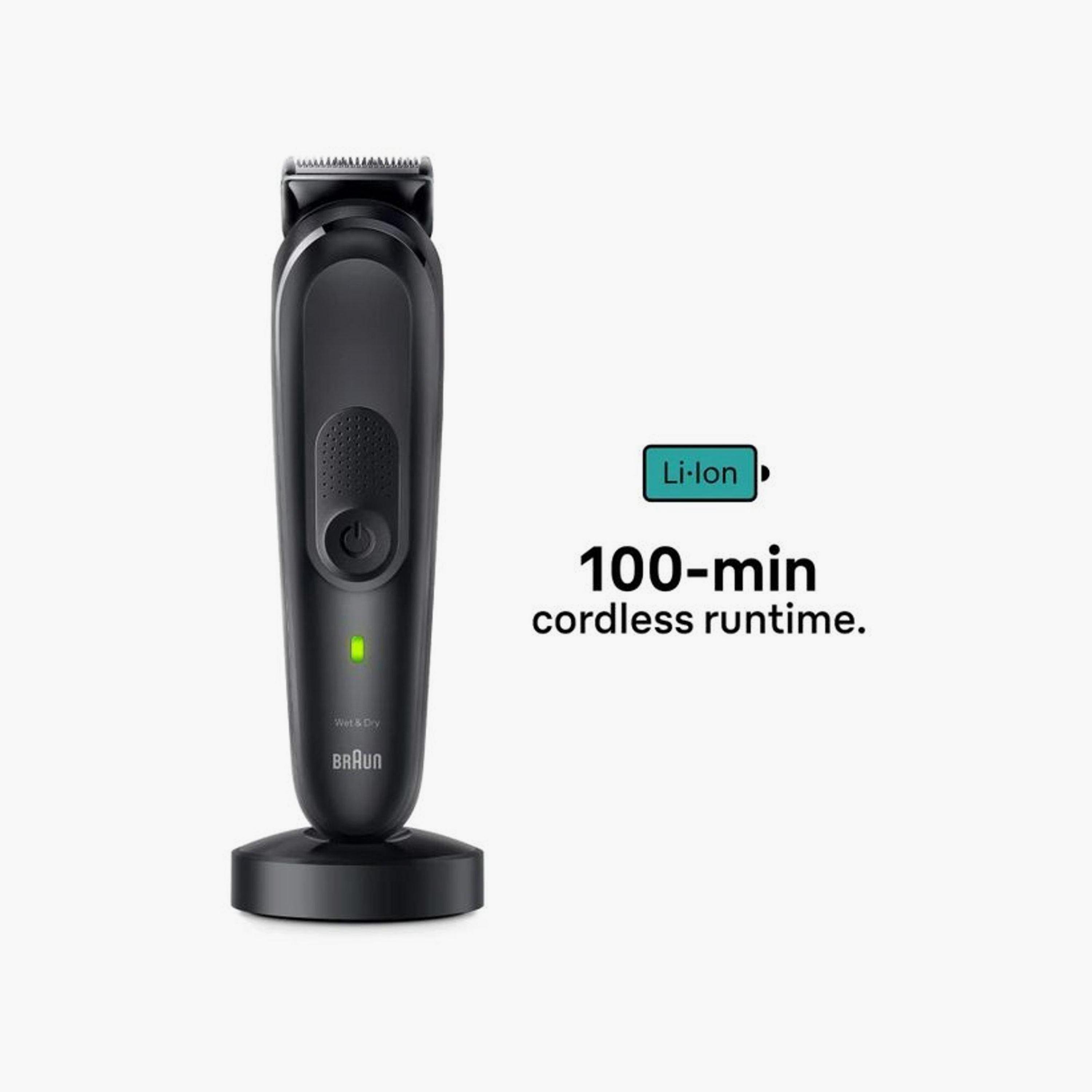 مجموعة العناية باللحية والجسم ذات 17 في 1 من براون بلون اسود | MGK 7490-beautyandpersonalcare-mens-shaving-image-2