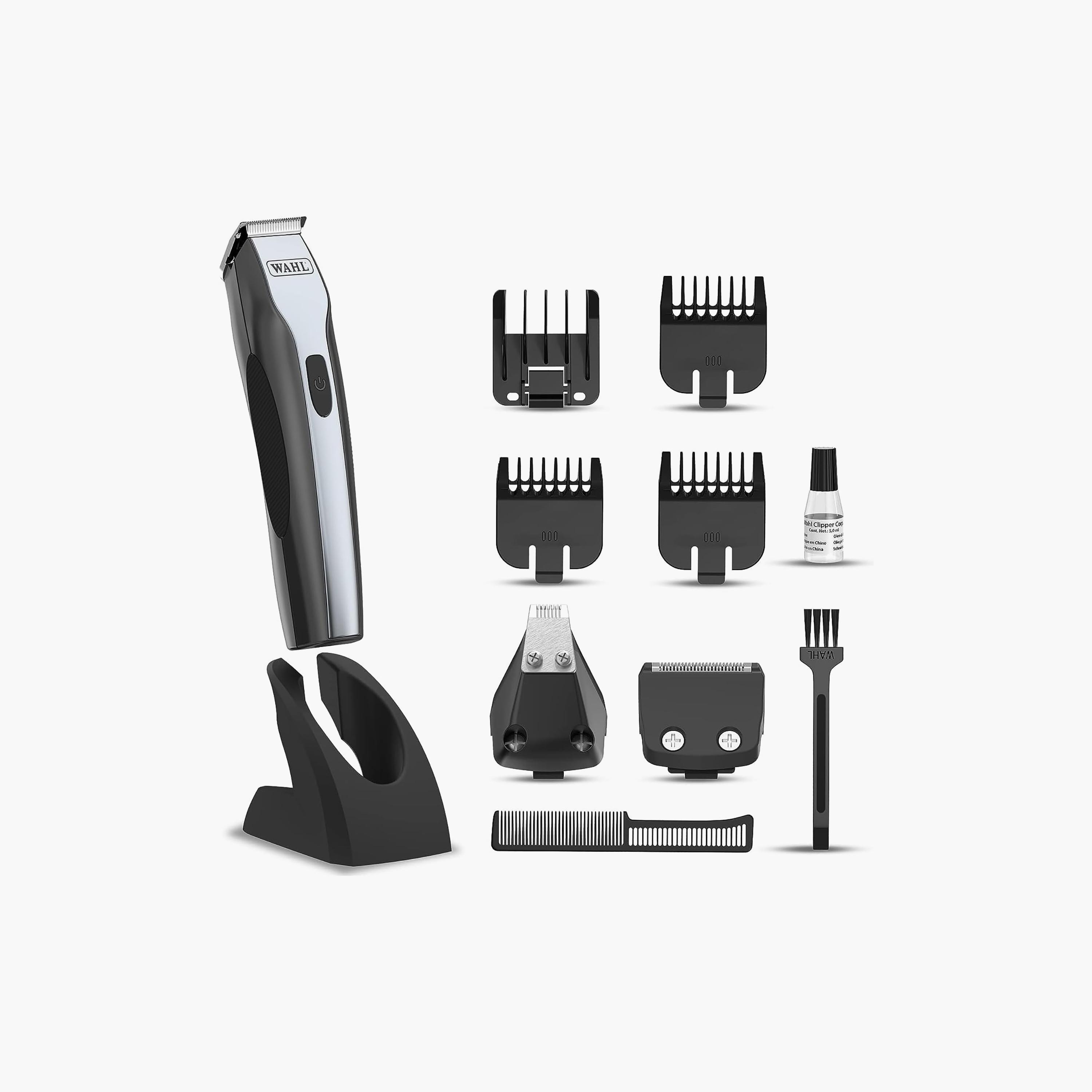 ماكينة تشذيب سلكية ولاسلكية لي أوبتيموس فضي ذو من واهل | 9885-027-beautyandpersonalcare-mens-shaving-image-1