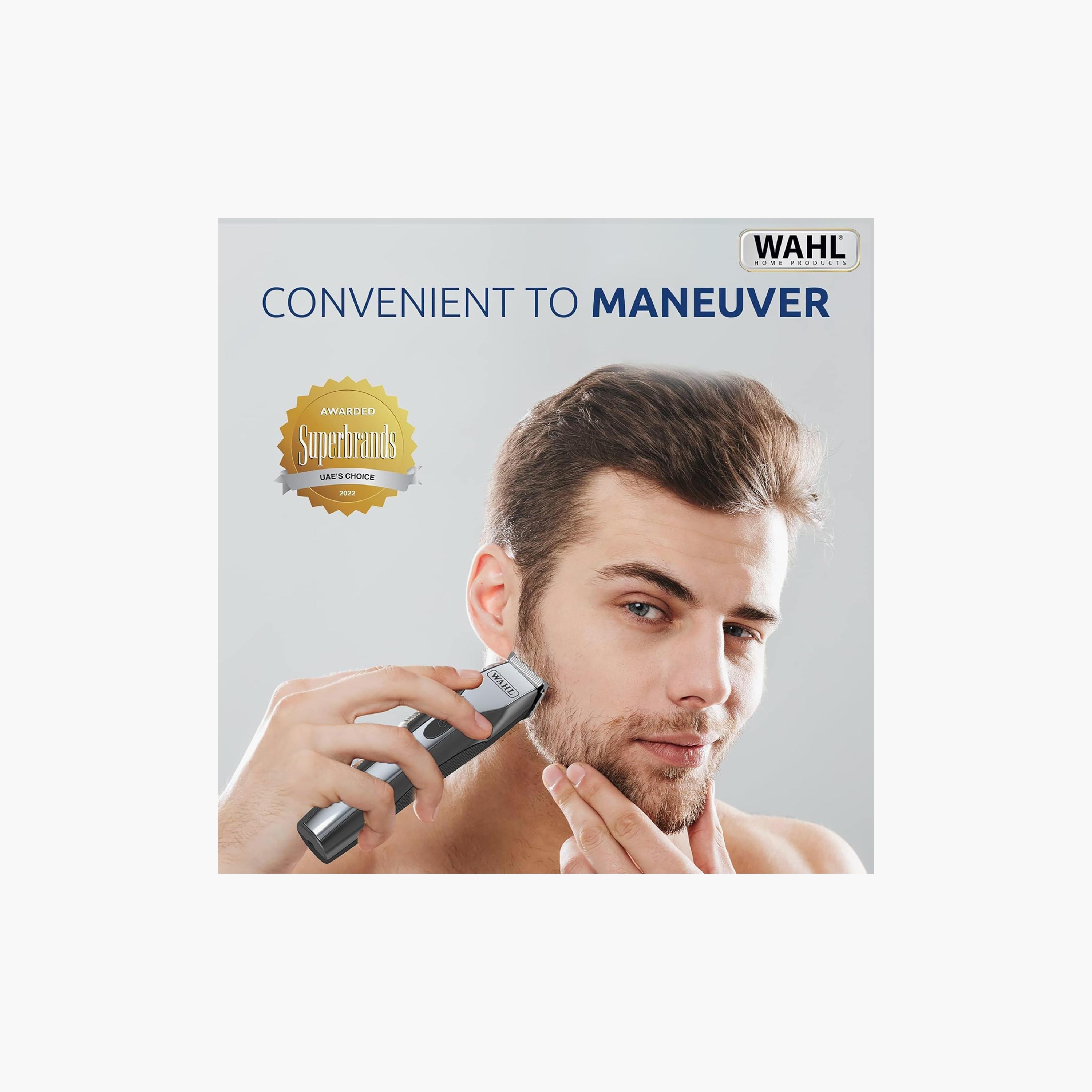 ماكينة تشذيب سلكية ولاسلكية لي أوبتيموس فضي ذو من واهل | 9885-027-beautyandpersonalcare-mens-shaving-image-4