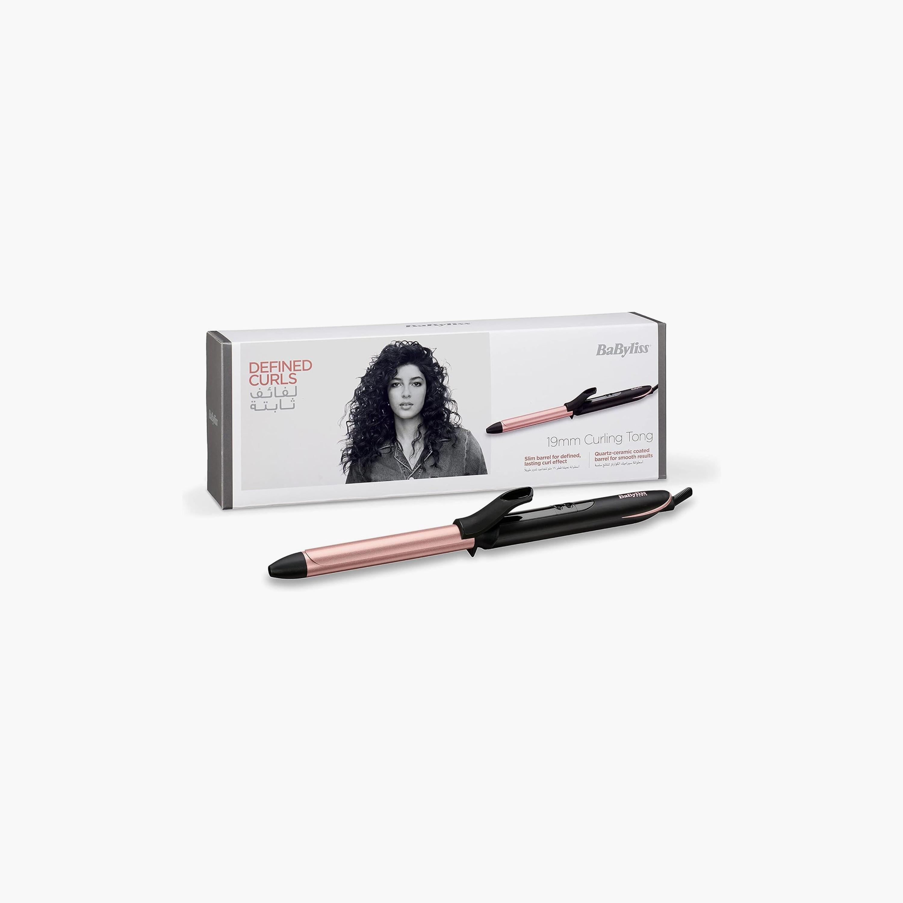 ملقط تجعيد الشعر من بابيليس بلون ذهبي وردي | C450SDE-beautyandpersonalcare-appliances-hairstylingtools-curlingandstyler-image-2