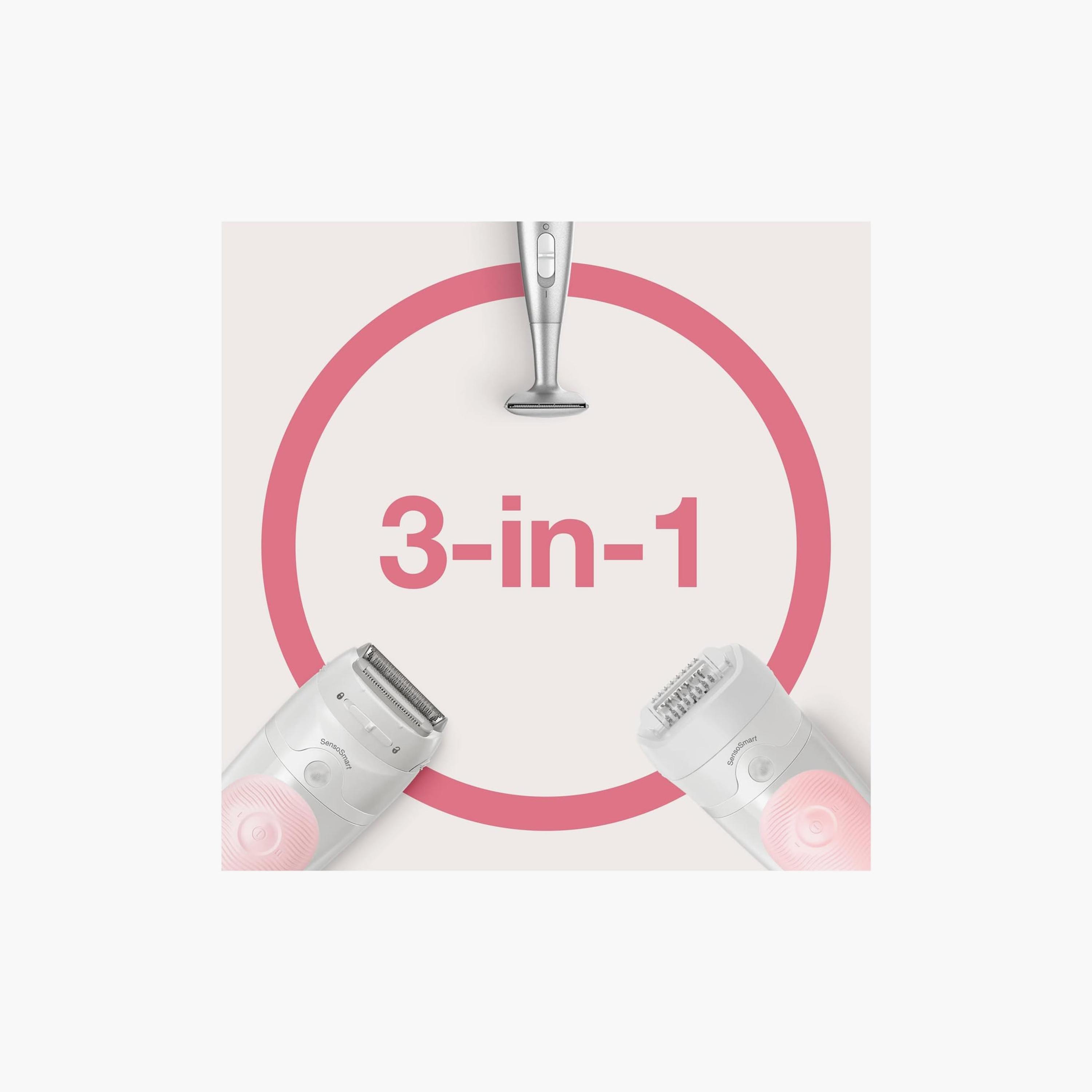 ماكينة إزالة الشعر الرطبة والجافة ذات سيريز 5 باللون الأبيض من براون | SES 5820-beautyandpersonalcare-appliances-hairremovaltools-shavers-image-9