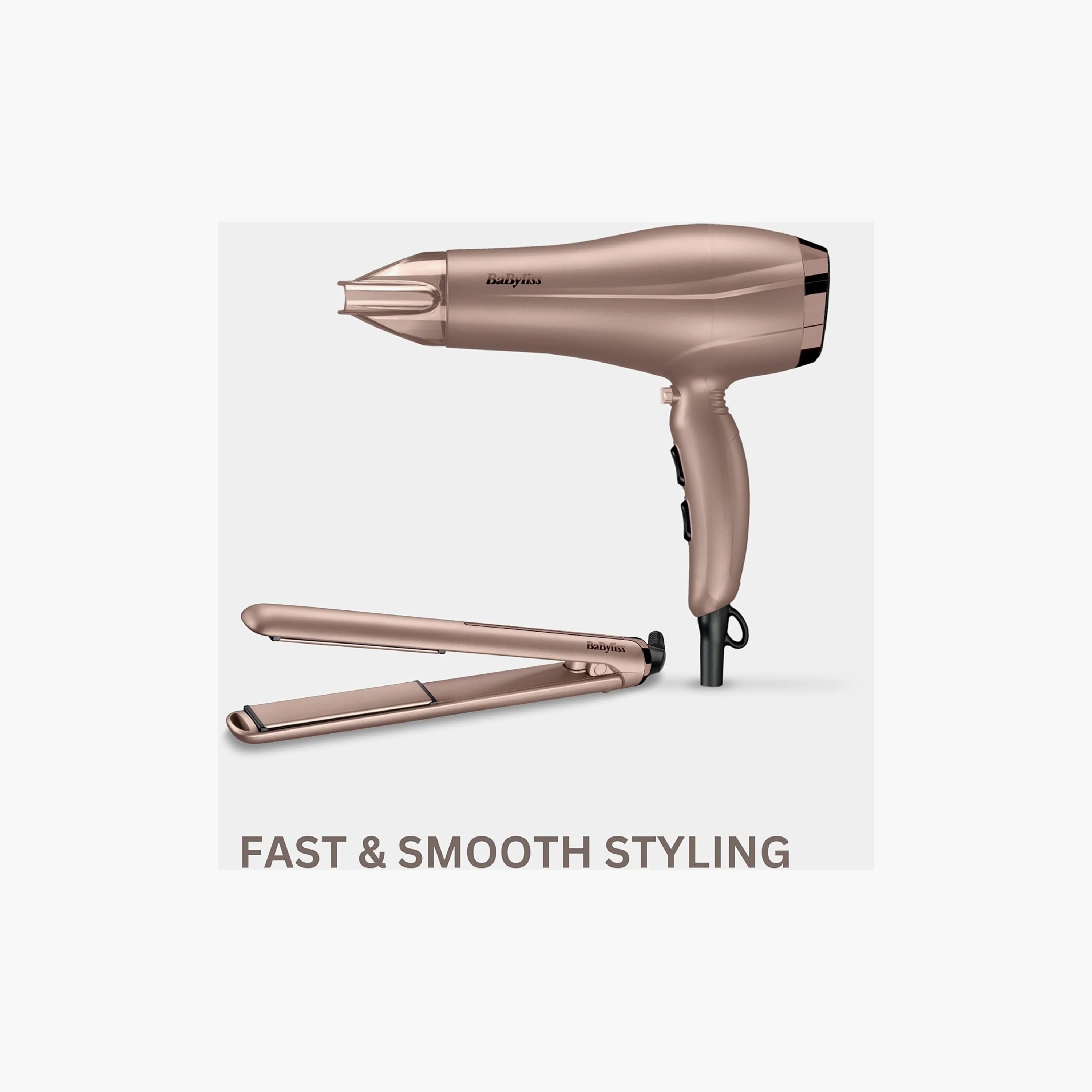 مجموعة فرد الشعر ومجفف قوي وفوهة مكثفة رفيعة باللون البيج من بابيليس | 5514PSDE-beautyandpersonalcare-appliances-hairstylingtools-curlingandstyler-image-5