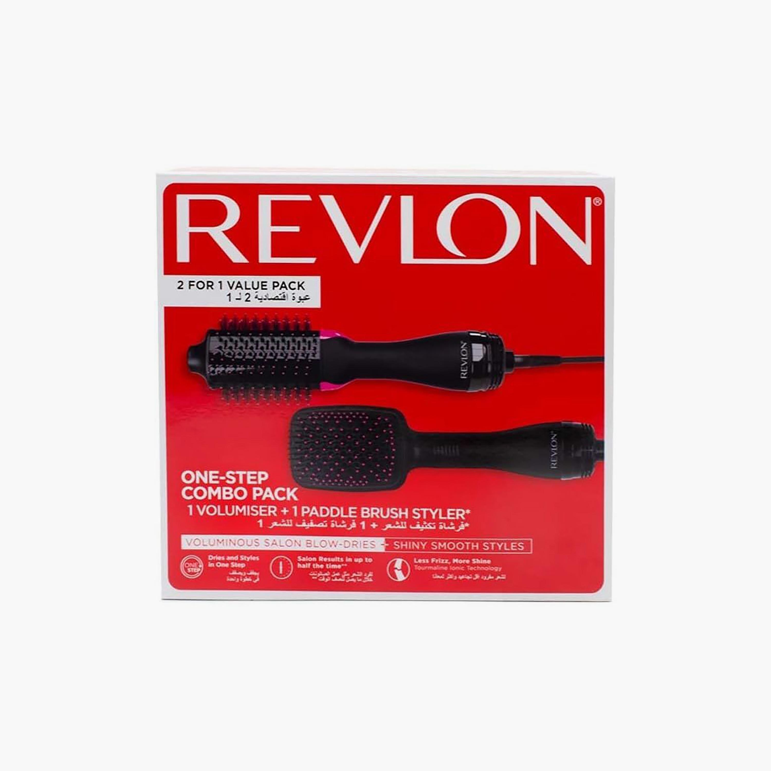Revlon Styler Brush 1100 Watts 2 Piece Black | RVDR5282ARBGP-beautyandpersonalcare-appliances-hairstylingtools-curlingandstyler-image-2