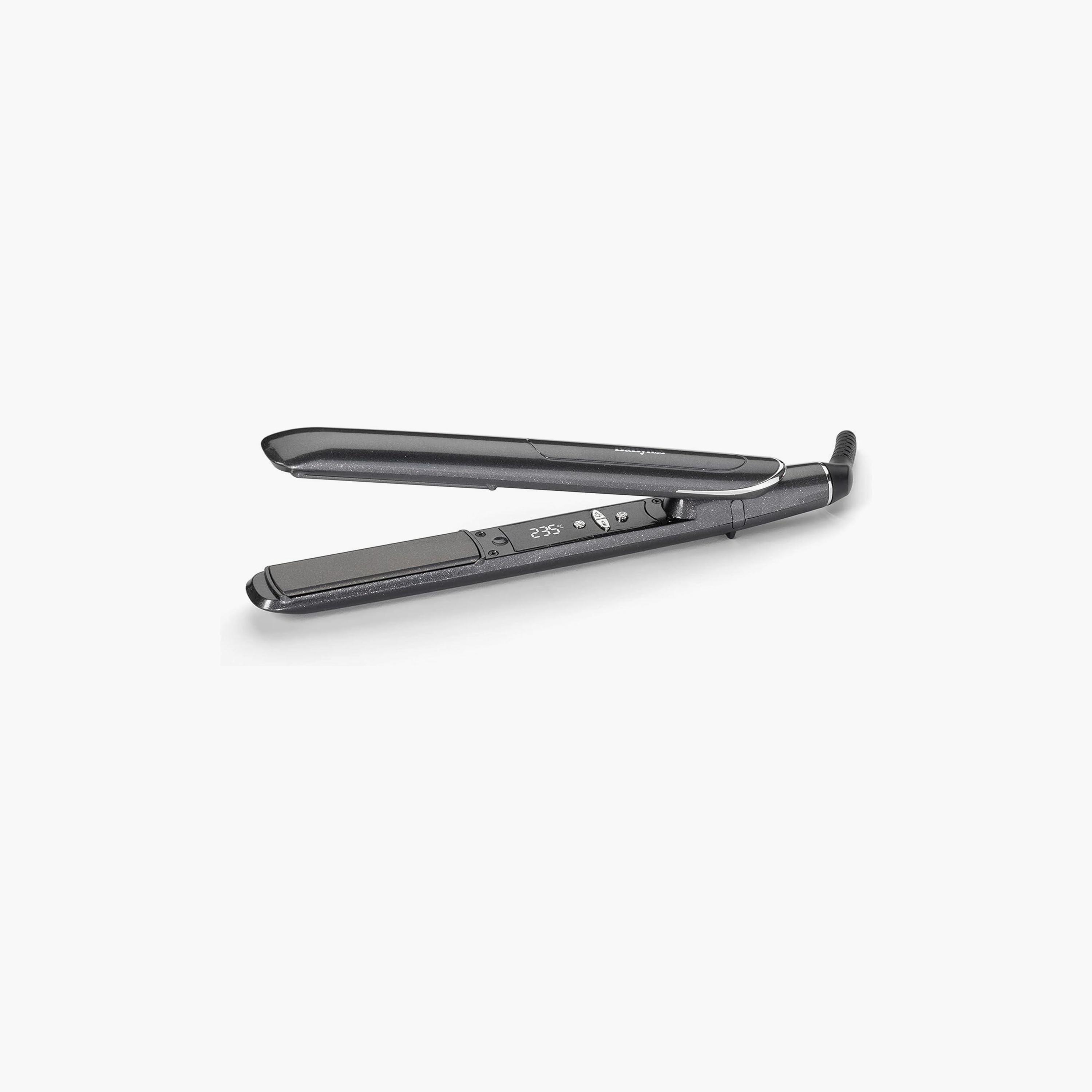 مكواة فرد الشعر ذات بلاتينيوم دايموند إنفوسيد باللون الأسود من بابيليس | ST259SDE-beautyandpersonalcare-appliances-hairstylingtools-curlingandstyler-image-1
