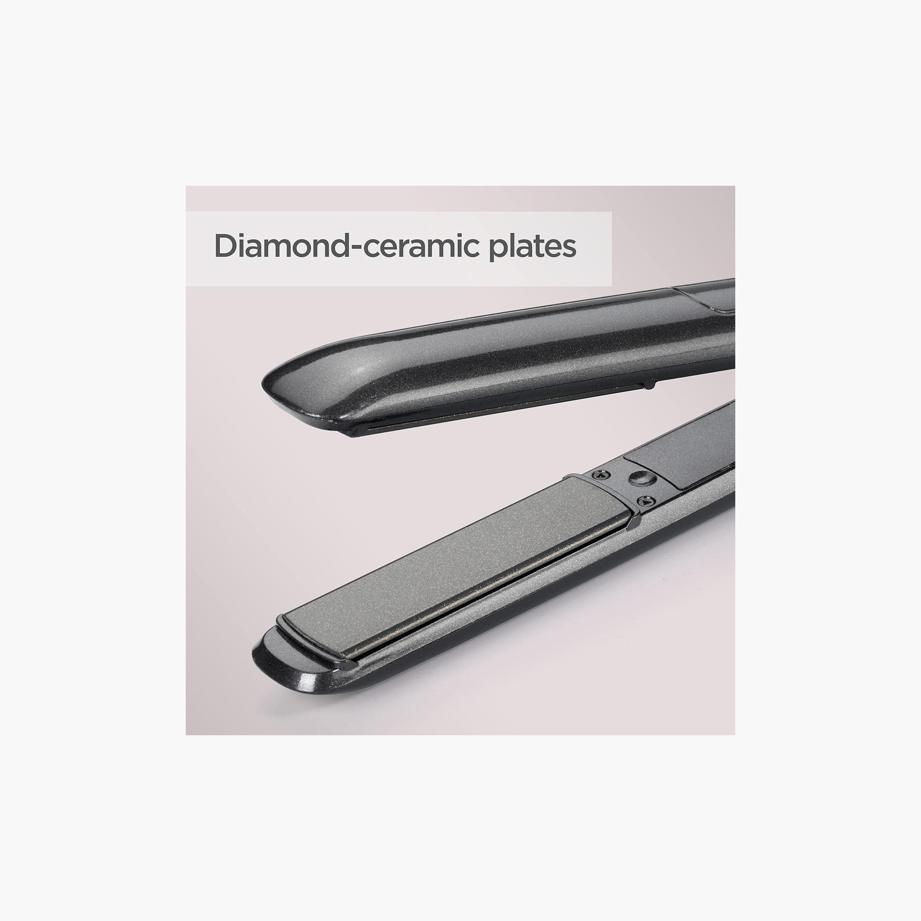 مكواة فرد الشعر ذات بلاتينيوم دايموند إنفوسيد باللون الأسود من بابيليس | ST259SDE-beautyandpersonalcare-appliances-hairstylingtools-curlingandstyler-image-3