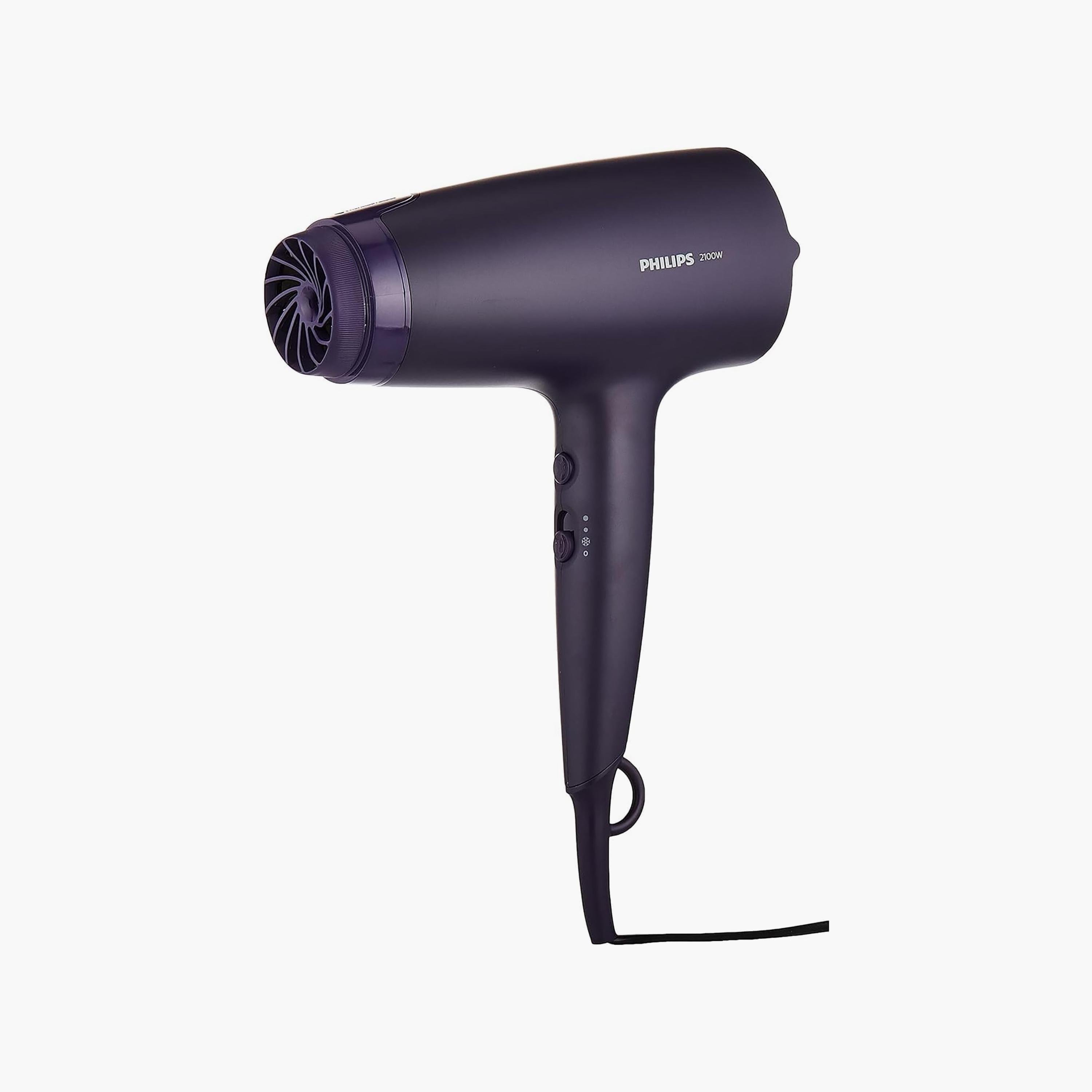 مجفف شعر من فيليبس ذو 2100 واط بلون بنفسجي | BHD340-beautyandpersonalcare-appliances-hairstylingtools-hairdryers-image-1
