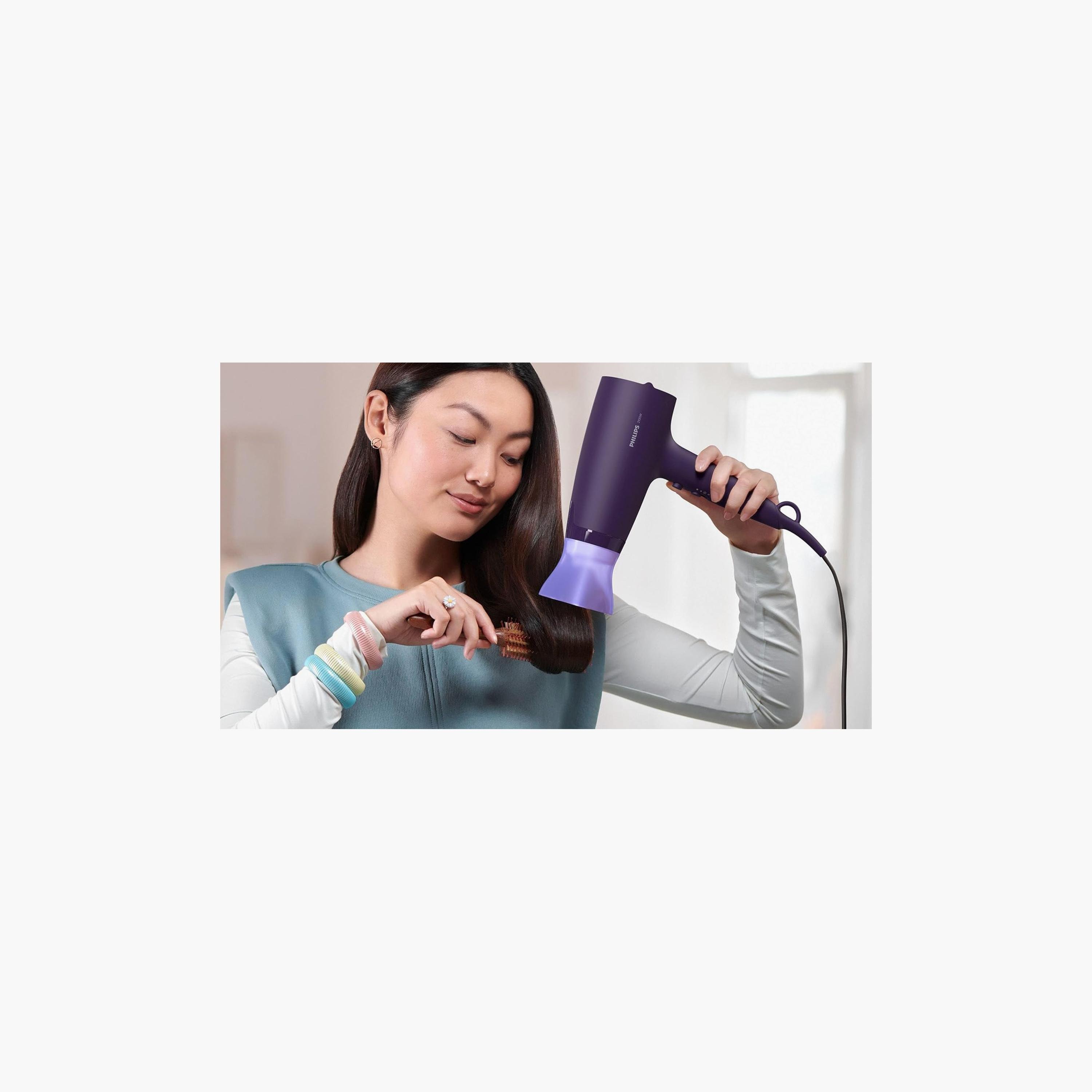 مجفف شعر من فيليبس ذو 2100 واط بلون بنفسجي | BHD340-beautyandpersonalcare-appliances-hairstylingtools-hairdryers-image-5