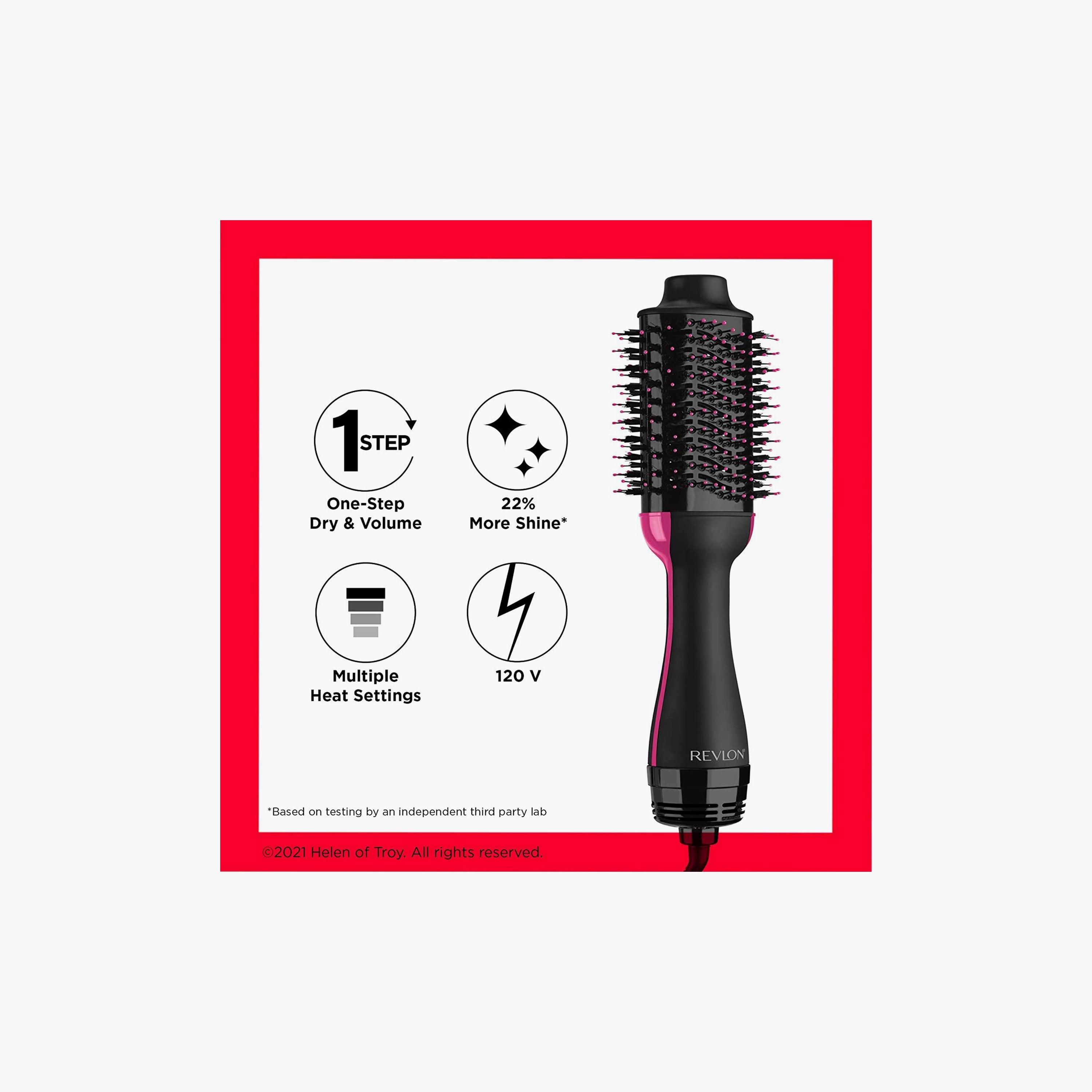 Revlon One Step Hair Dryer & Volumizer, 2 Heat & Plus Cool Setting Black | RVDR5222-beautyandpersonalcare-appliances-hairstylingtools-hairdryers-image-3