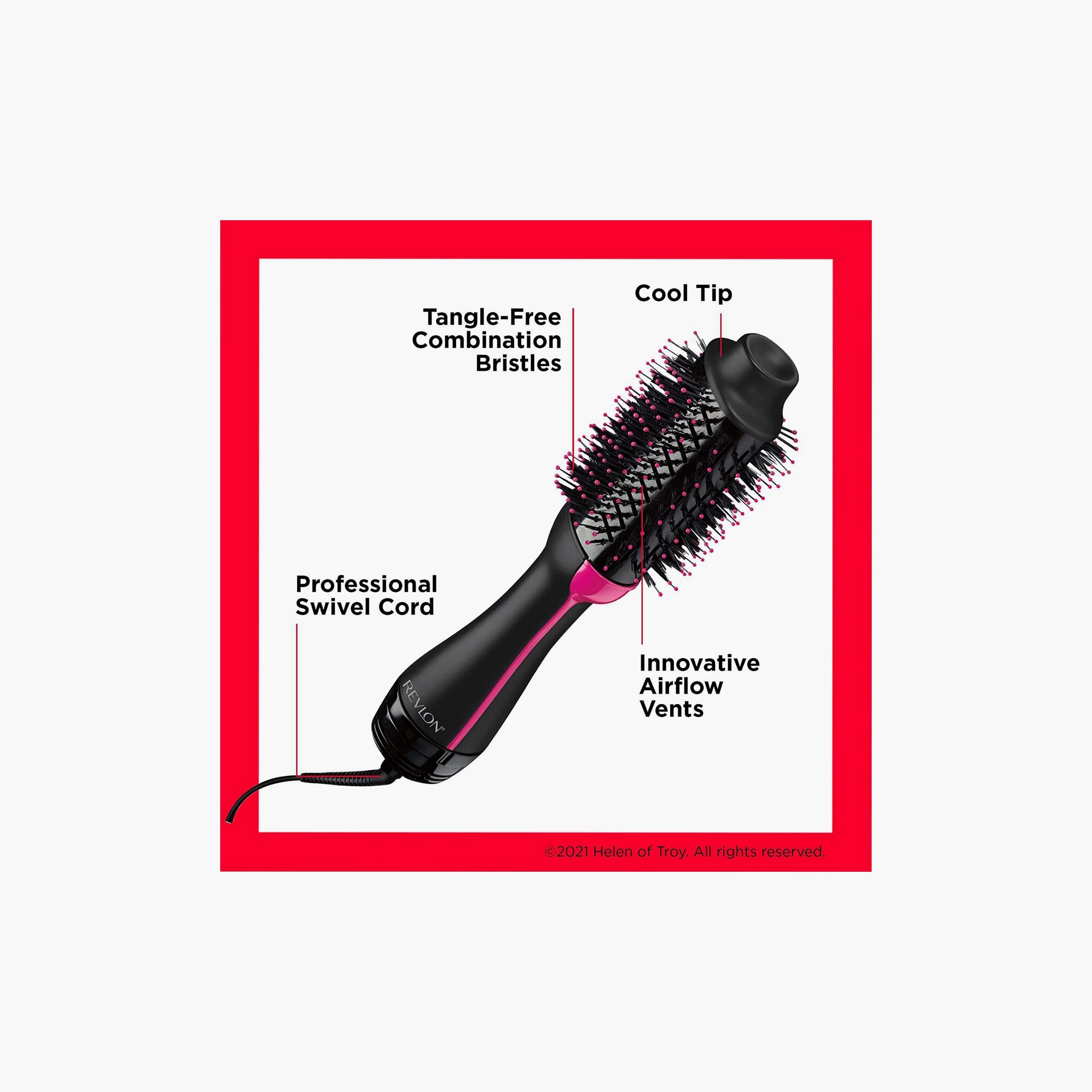 Revlon One Step Hair Dryer & Volumizer, 2 Heat & Plus Cool Setting Black | RVDR5222-beautyandpersonalcare-appliances-hairstylingtools-hairdryers-image-5