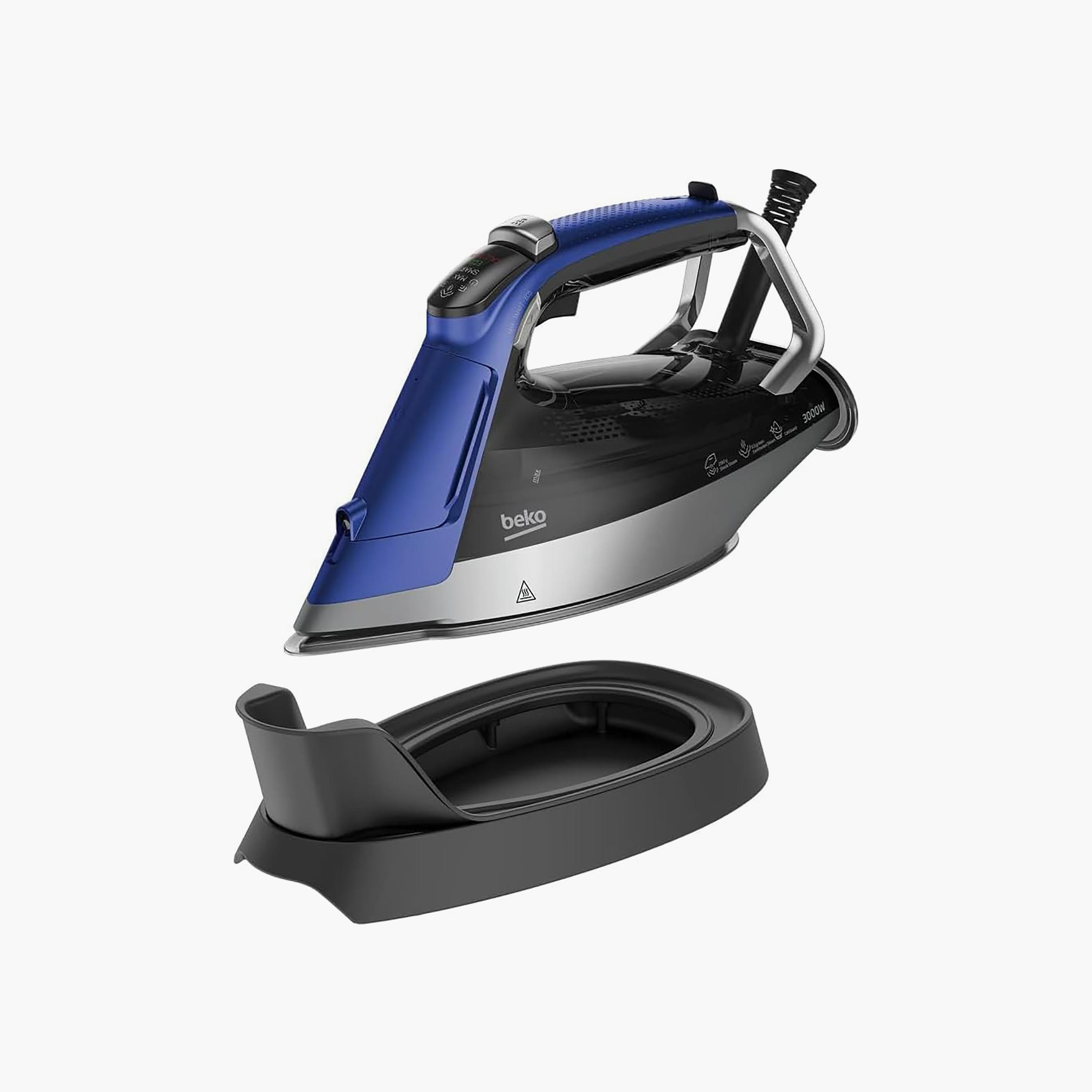 Beko Super Glide Ceramic Soleplate Blue | SPA9130B-household-appliances-homeappliances-ironandsteamers-image-2