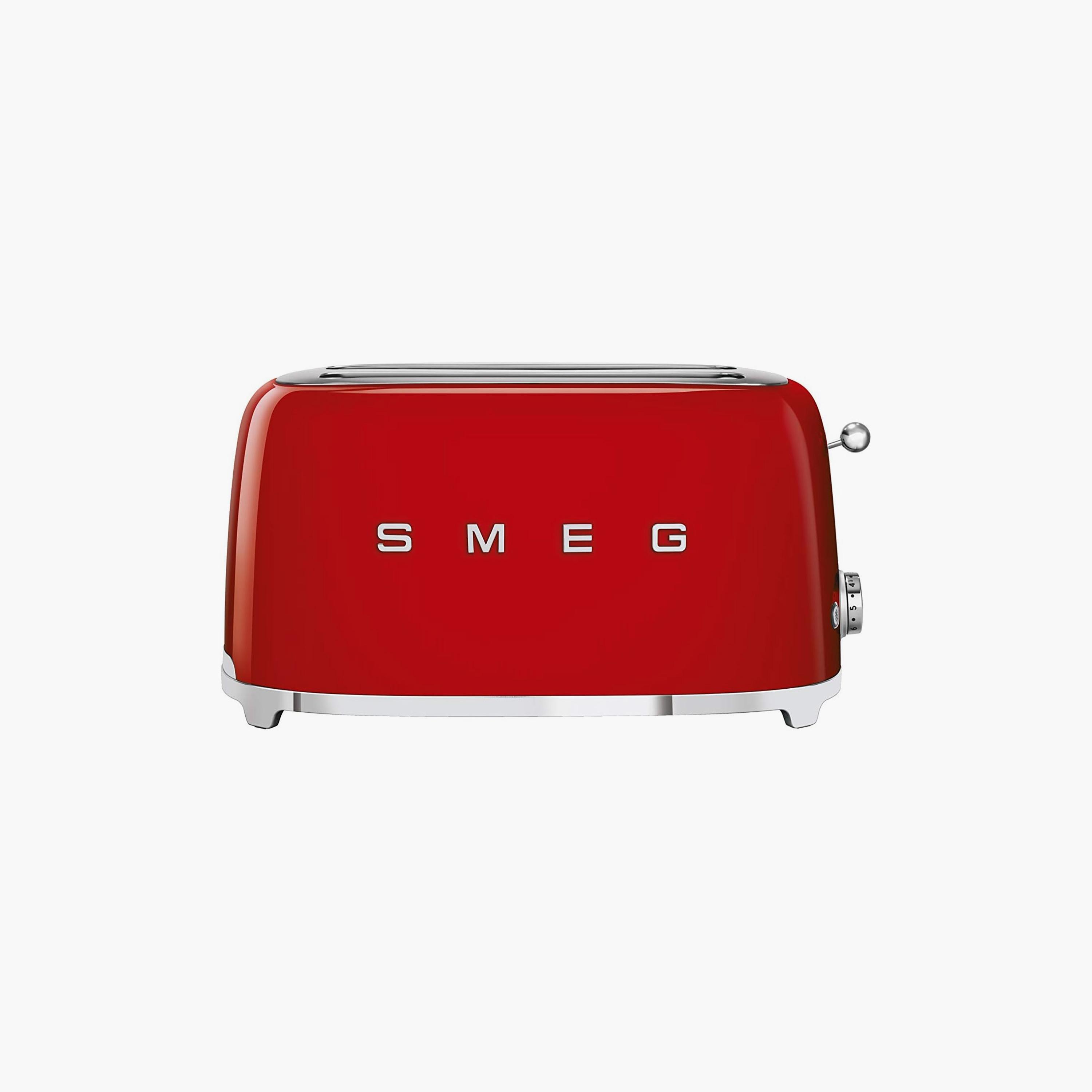 محمصة سميج ذات 4 شريحة حمراء | TSF02RDUK-household-appliances-kitchenappliances-toasters-image-1