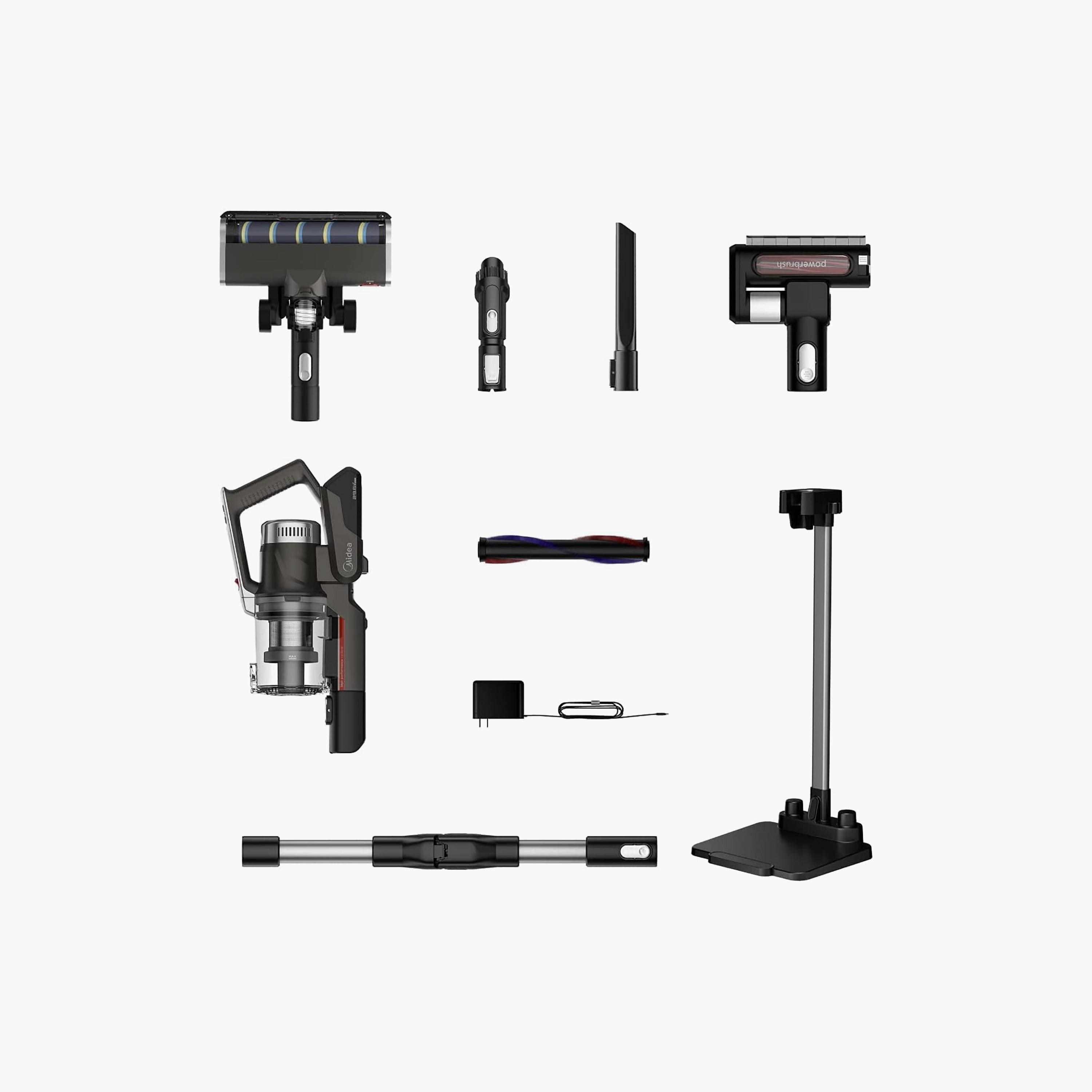 مكنسة كهربائية ذات عصا لاسلكية من ميديا باللونين الأسود والرمادي | P7FLEX-household-appliances-homeappliances-vacuumcleaners-image-7