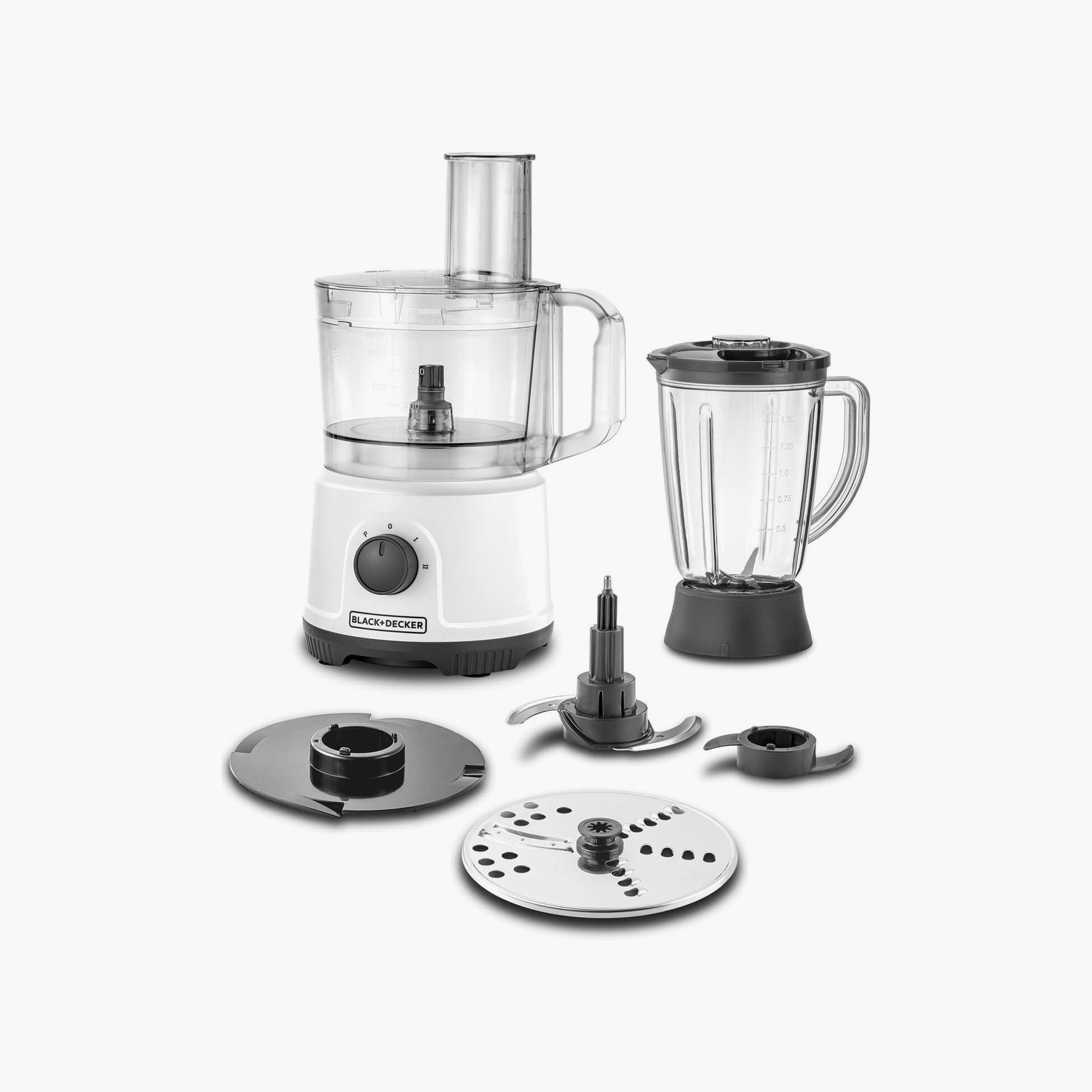 محضر طعام متعدد الوظائف ذو 5 في 1 بقدرة 800 واط بلون أبيض من بلاك اند ديكر | FX822-B5-household-appliances-kitchenappliances-foodprocessors-image-1