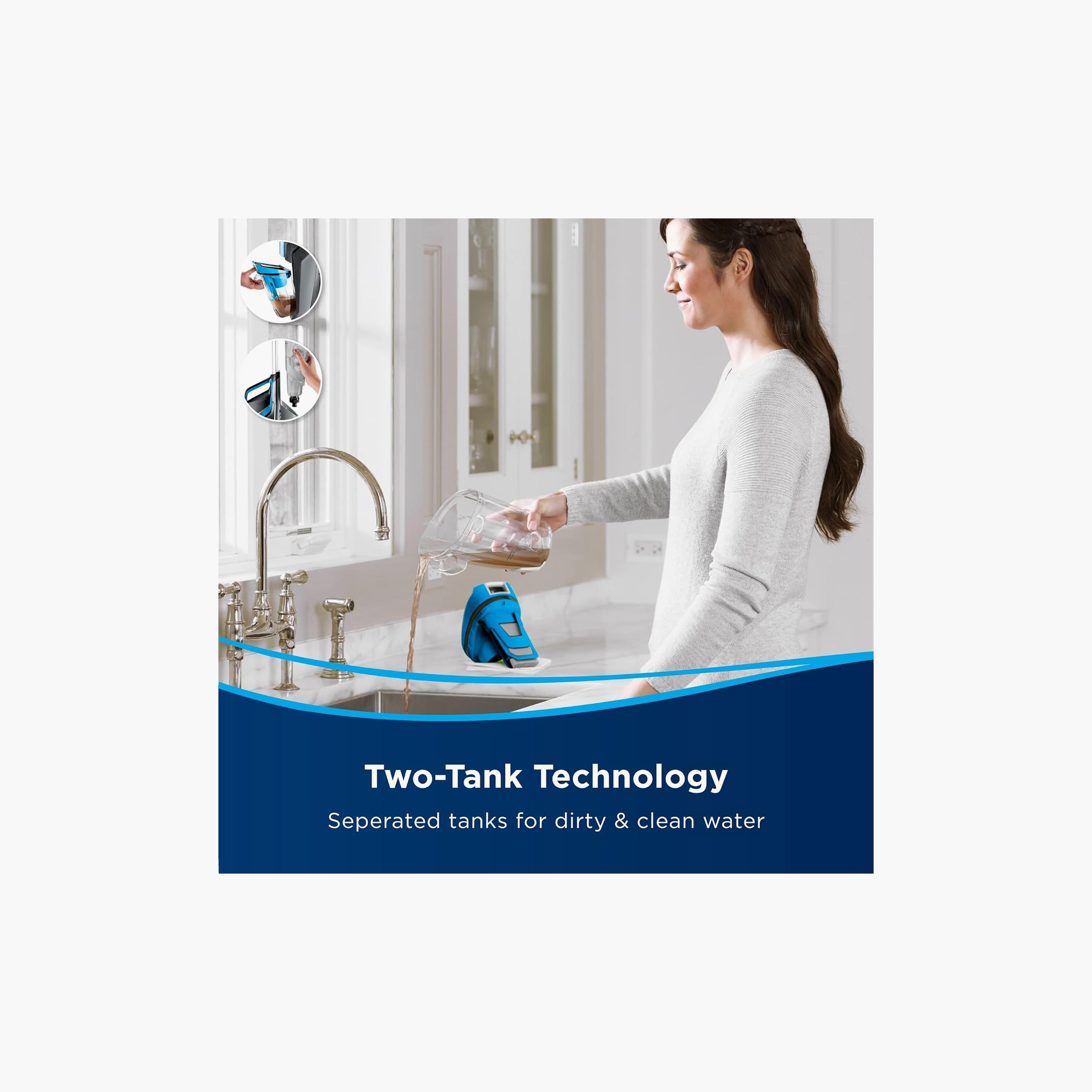 مكنسة كهربائية من بيسيل كروس ويف متعددة الأسطح ذات 3 في 1 مع تقنية 2 تانك | 1713 - BLUE-household-appliances-homeappliances-vacuumcleaners-image-4