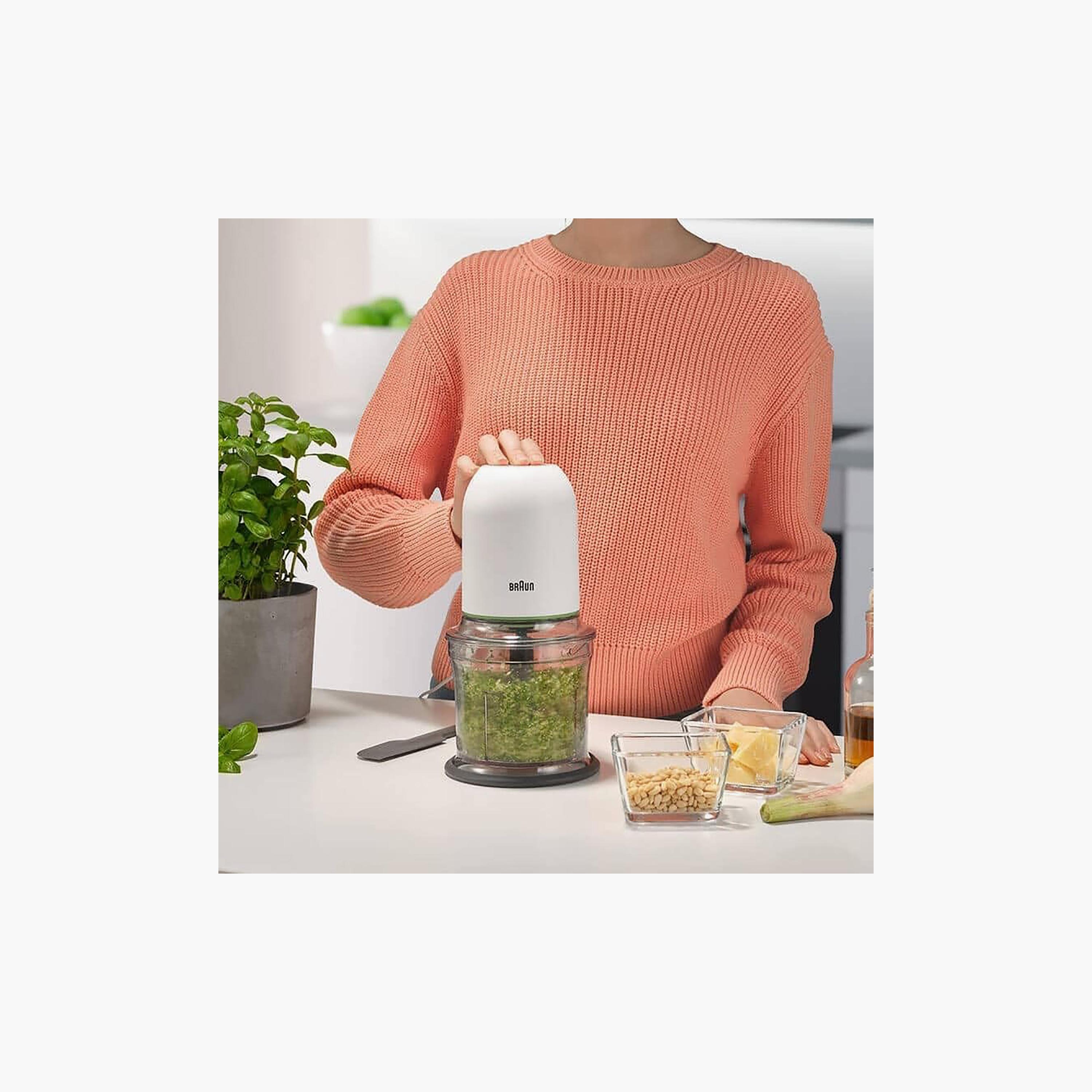 Braun Quade Blade Technology 2-in-1 350 Watt MultiPractic 3 Chopper White | CH 3011 WHITE-household-appliances-kitchenappliances-foodprocessors-image-4
