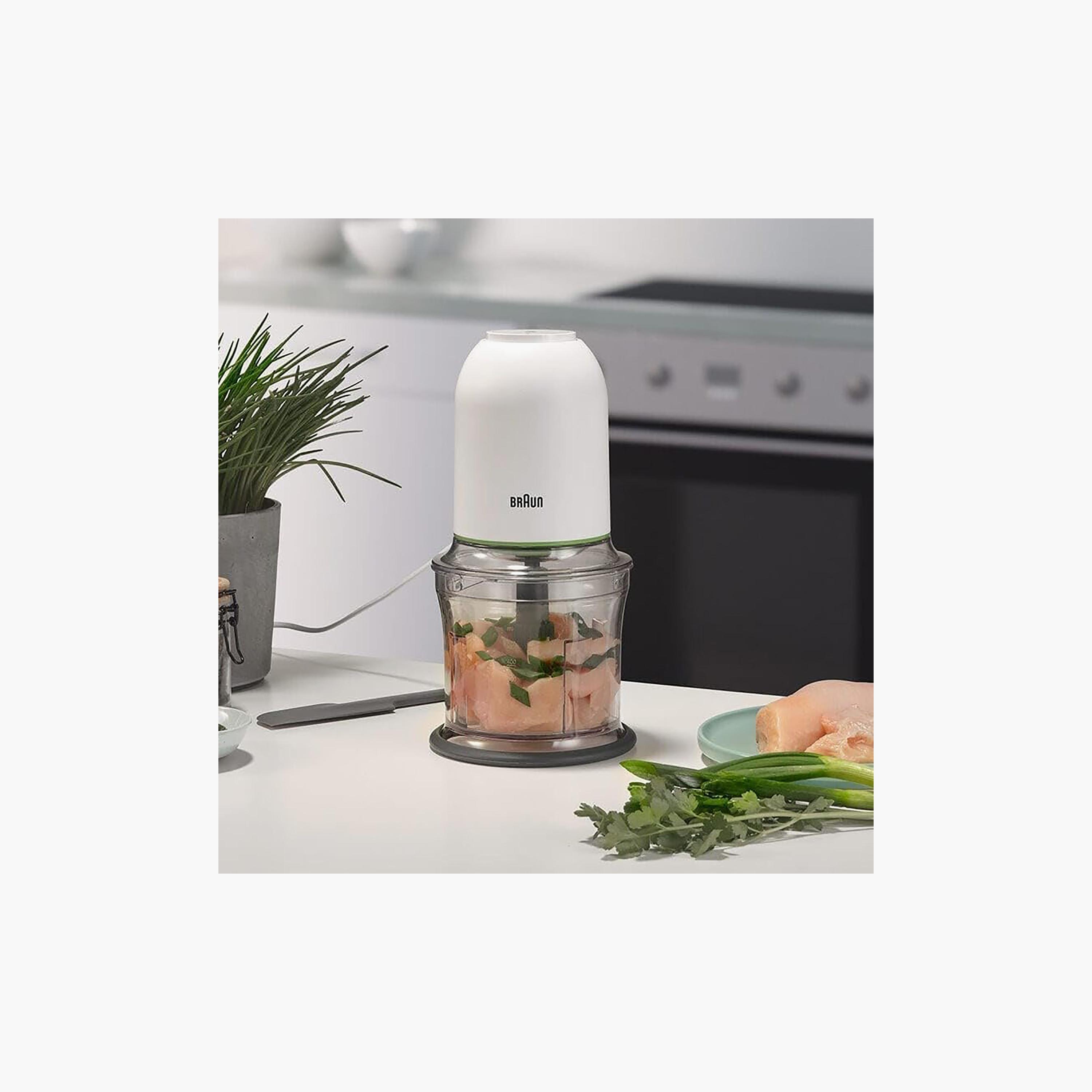 Braun Quade Blade Technology 2-in-1 350 Watt MultiPractic 3 Chopper White | CH 3011 WHITE-household-appliances-kitchenappliances-foodprocessors-image-5