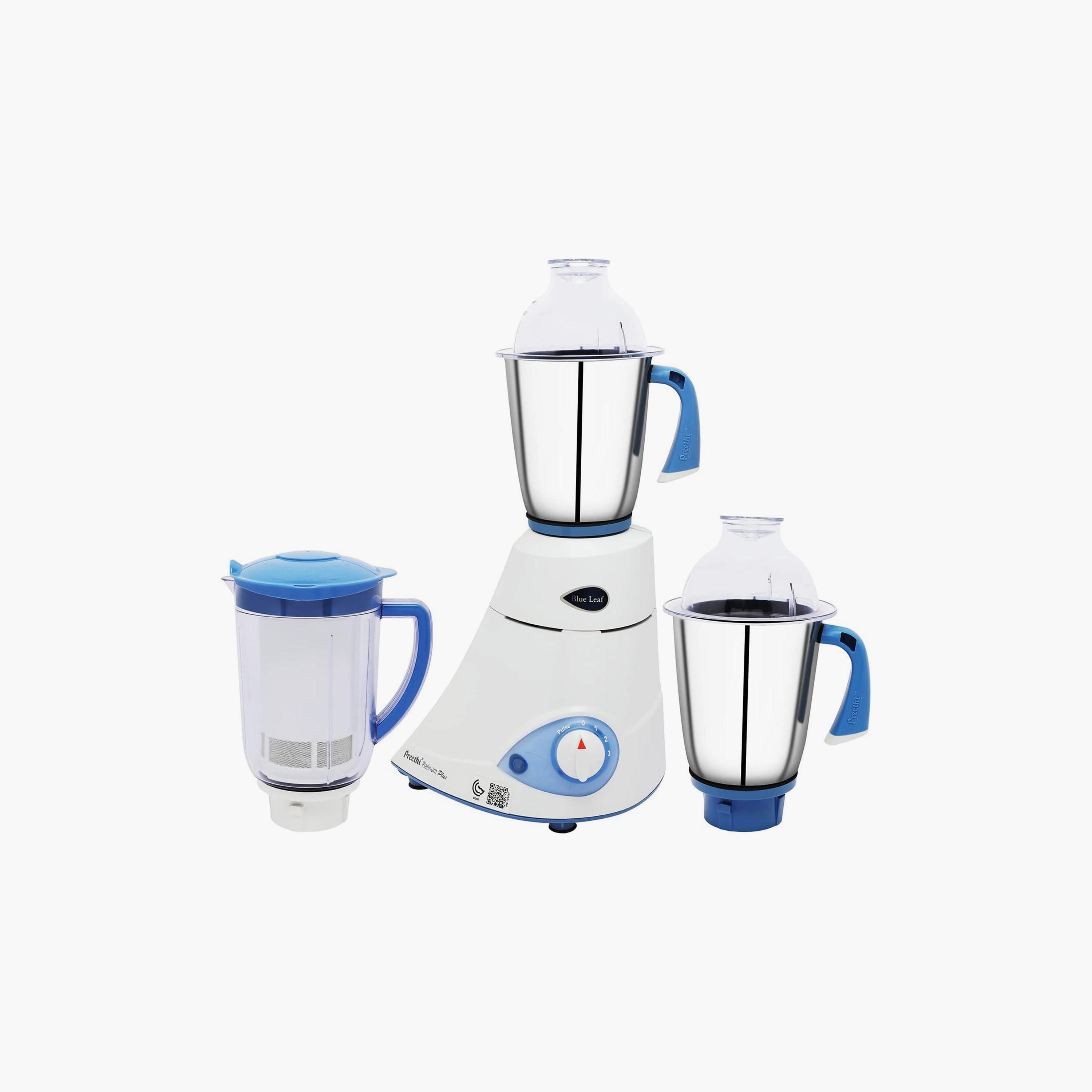 Shop Preethi Blue Leaf Platinum Stand Mixer Grinder Blue MG-139