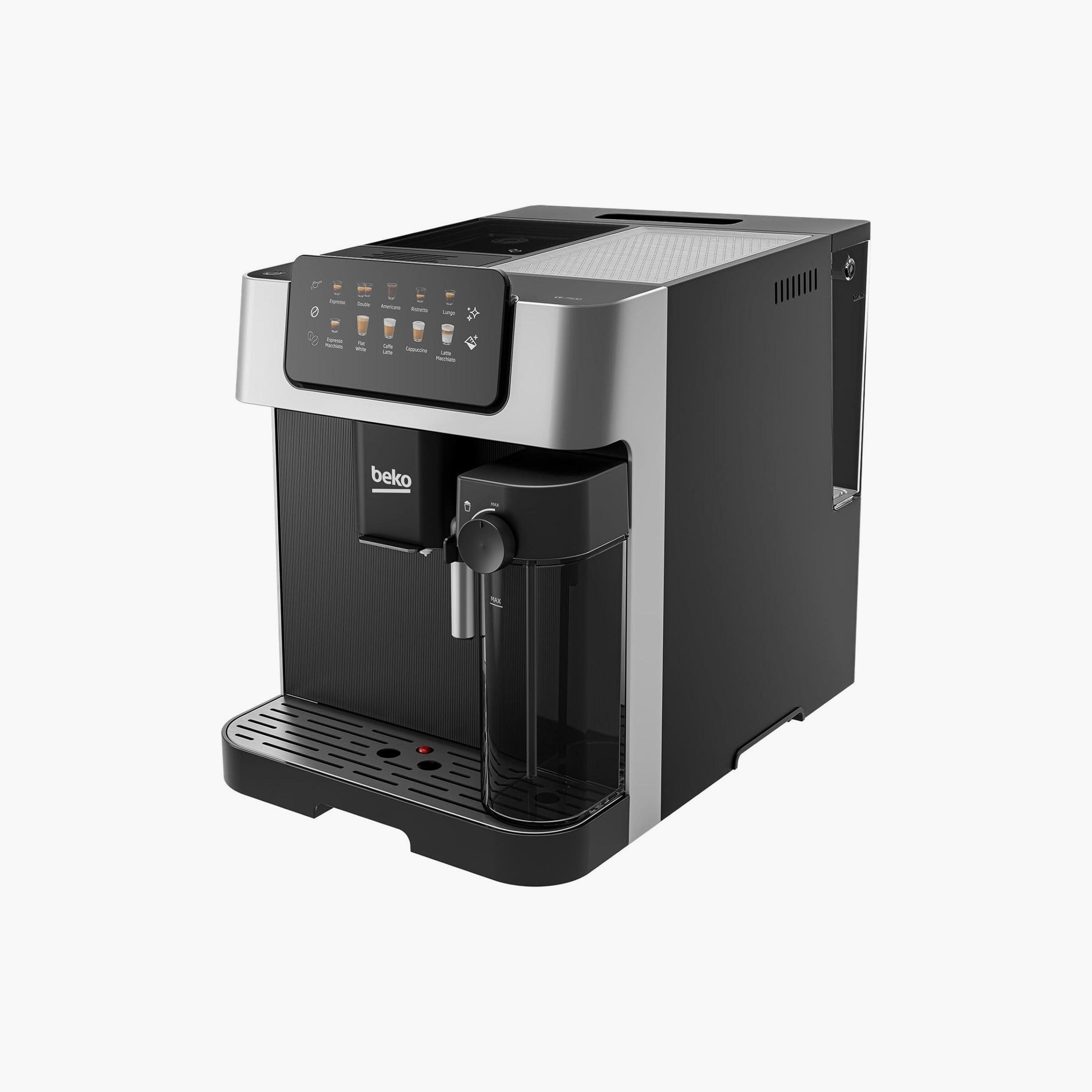 ماكينة صنع قهوة اسبريسو أوتوماتيكية من الفول إلى الكوب باللون الأسود من بيكو | CEG7304X-household-appliances-kitchenappliances-coffeemachines-image-1