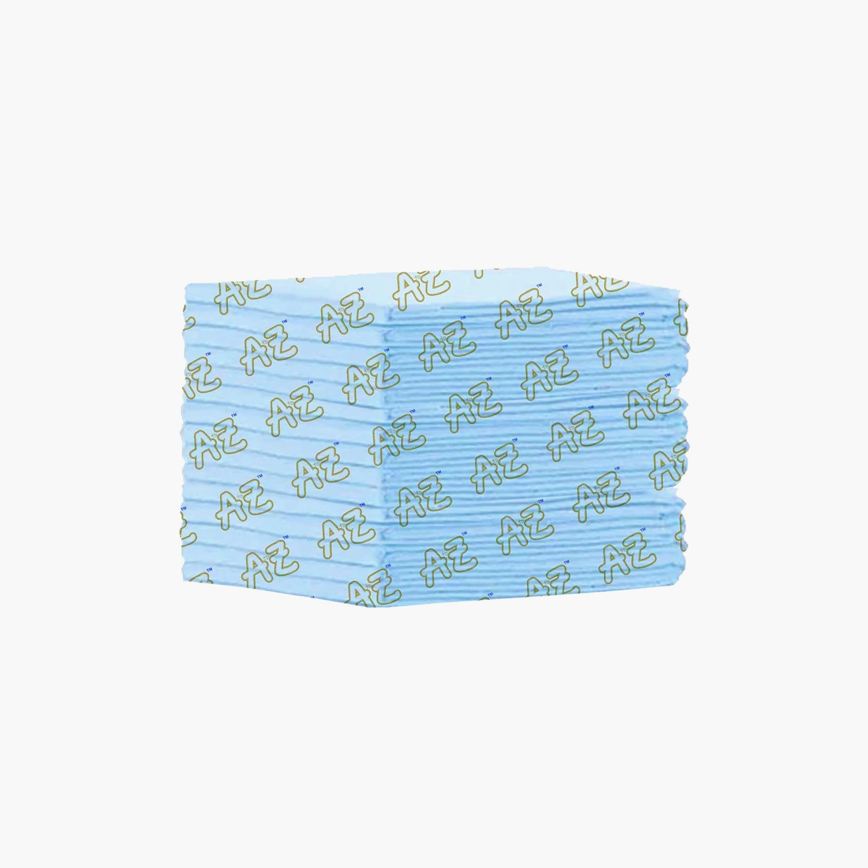 Star Babies Pack of 15 Disposable Changing Mats - 45 x 60 cm, Blue-baby-diapering-changingmats-image-1