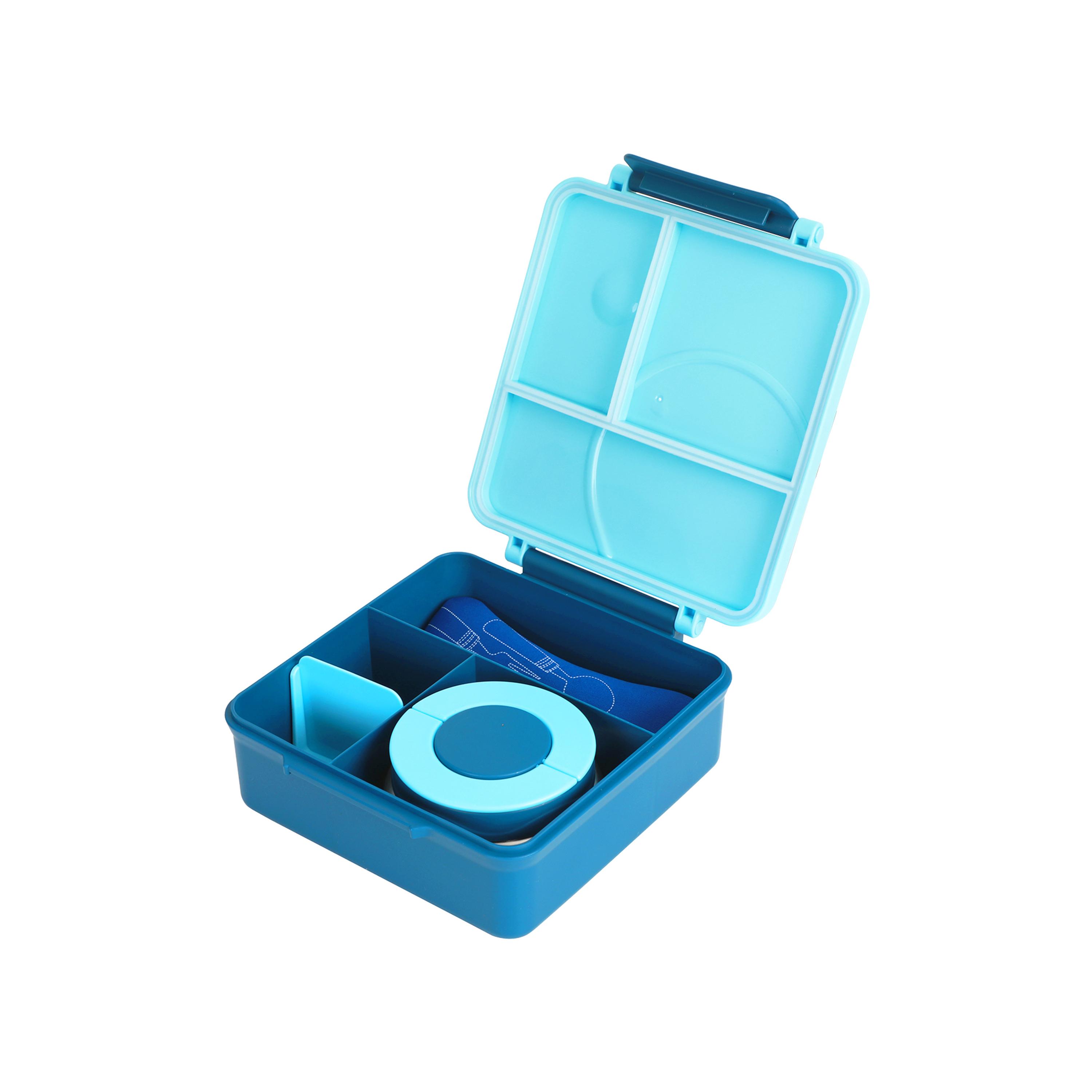 Eazy Kids 3/4 Compartments Jumbo Lunch Box with Bowl, Spoon & Fork-school-lunchessentials-lunchboxes-image-7