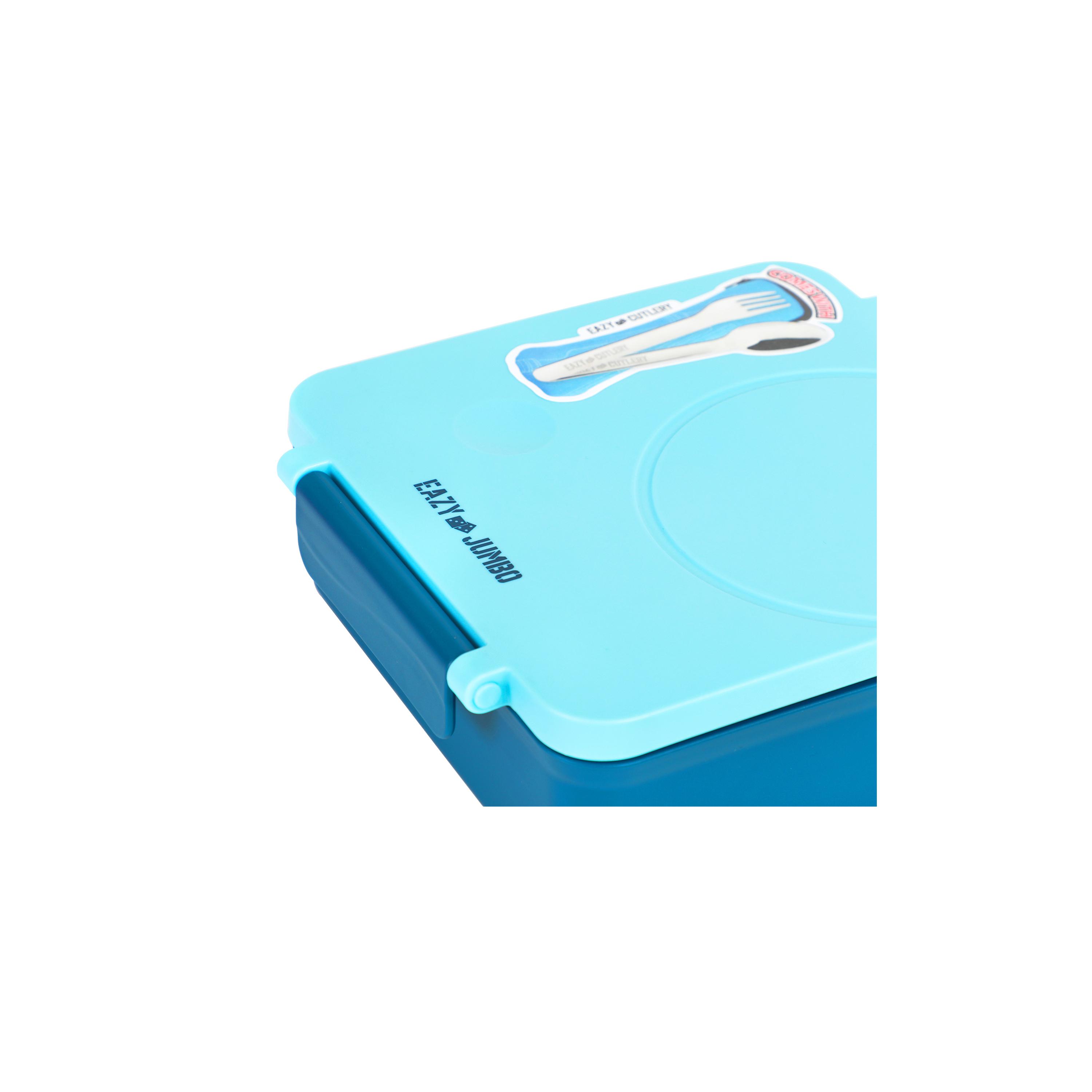 Eazy Kids 3/4 Compartments Jumbo Lunch Box with Bowl, Spoon & Fork-school-lunchessentials-lunchboxes-image-8