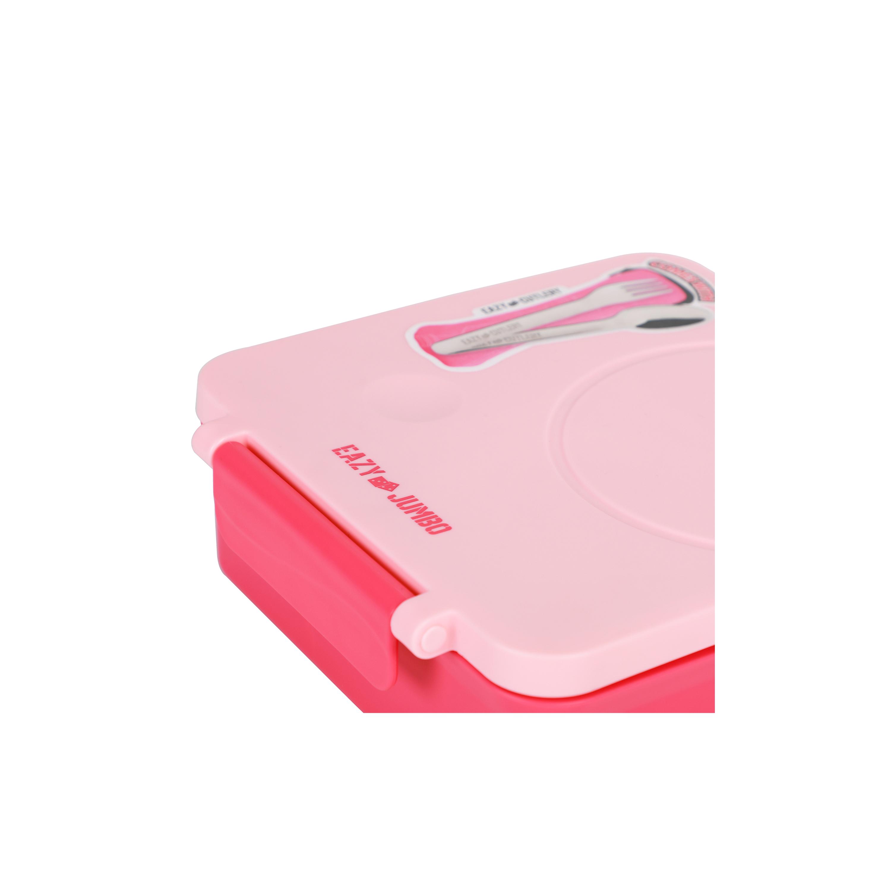Eazy Kids 3/4 Compartments Jumbo Lunch Box with Bowl, Spoon & Fork-school-lunchessentials-lunchboxes-image-8