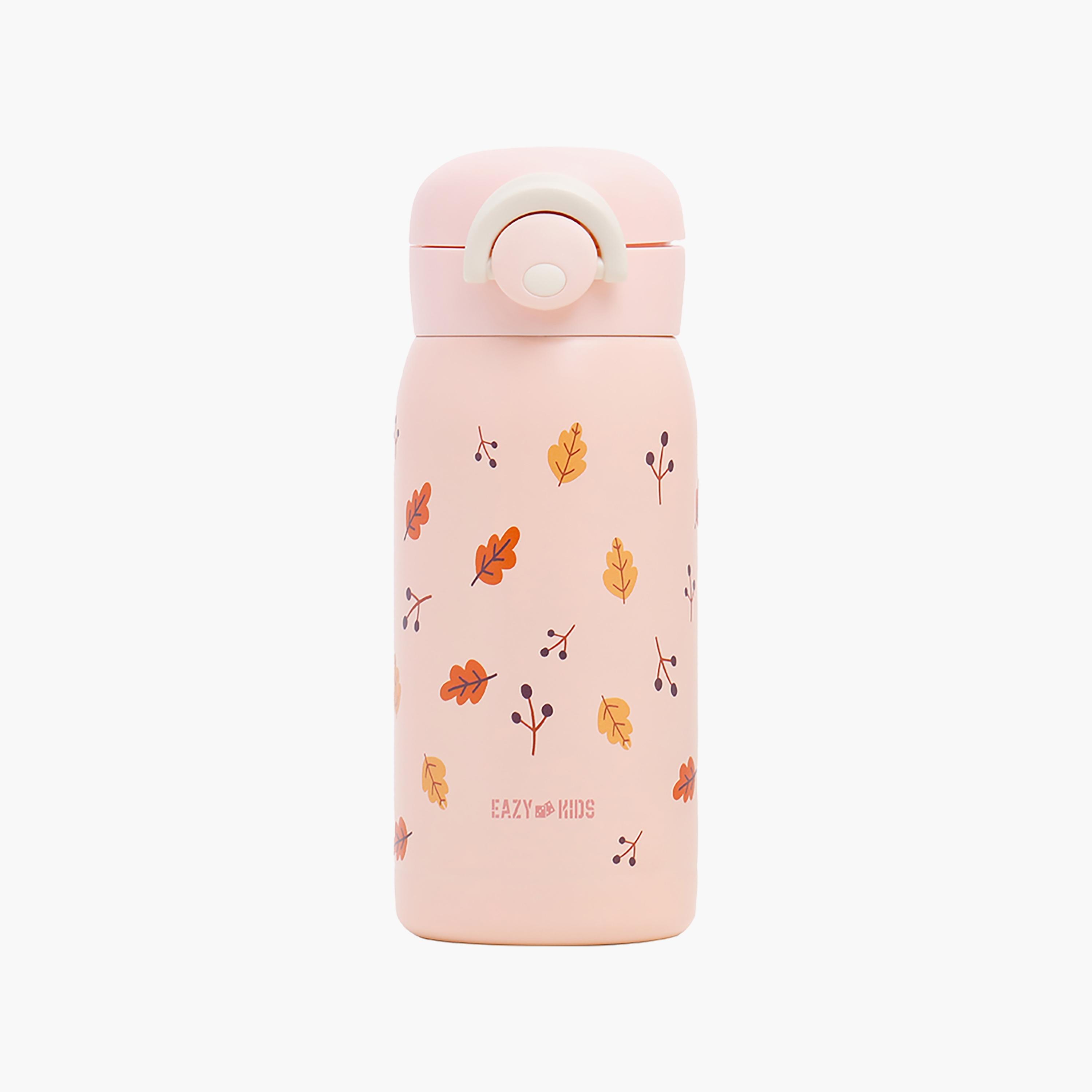 Eazy Kids Insulated School Water Bottle, Pink, 350 ml-school-waterbottles-image-1
