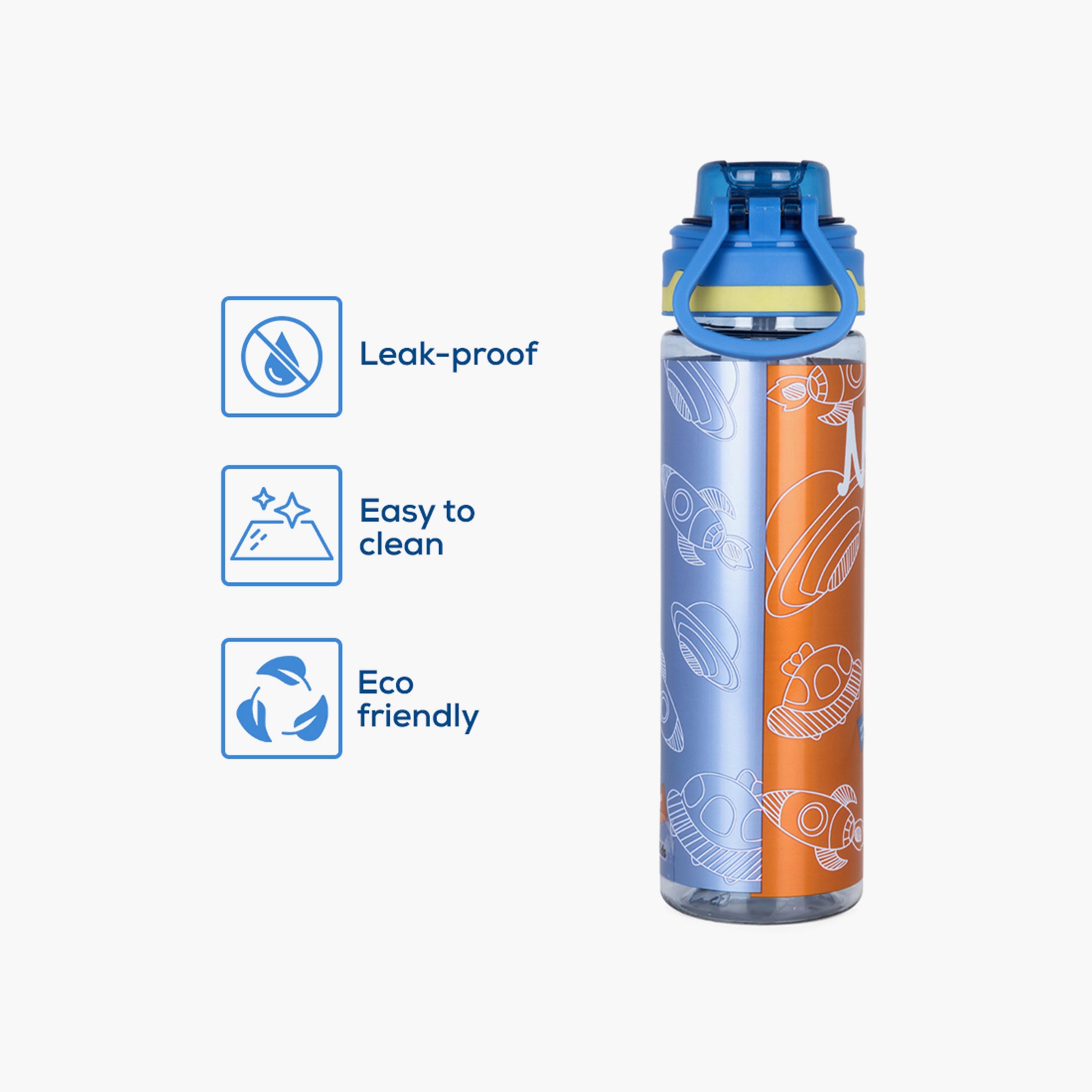 Nova Kids BPA Free Water Bottle with Straw, Yellow, 700 ml-school-waterbottles-image-5