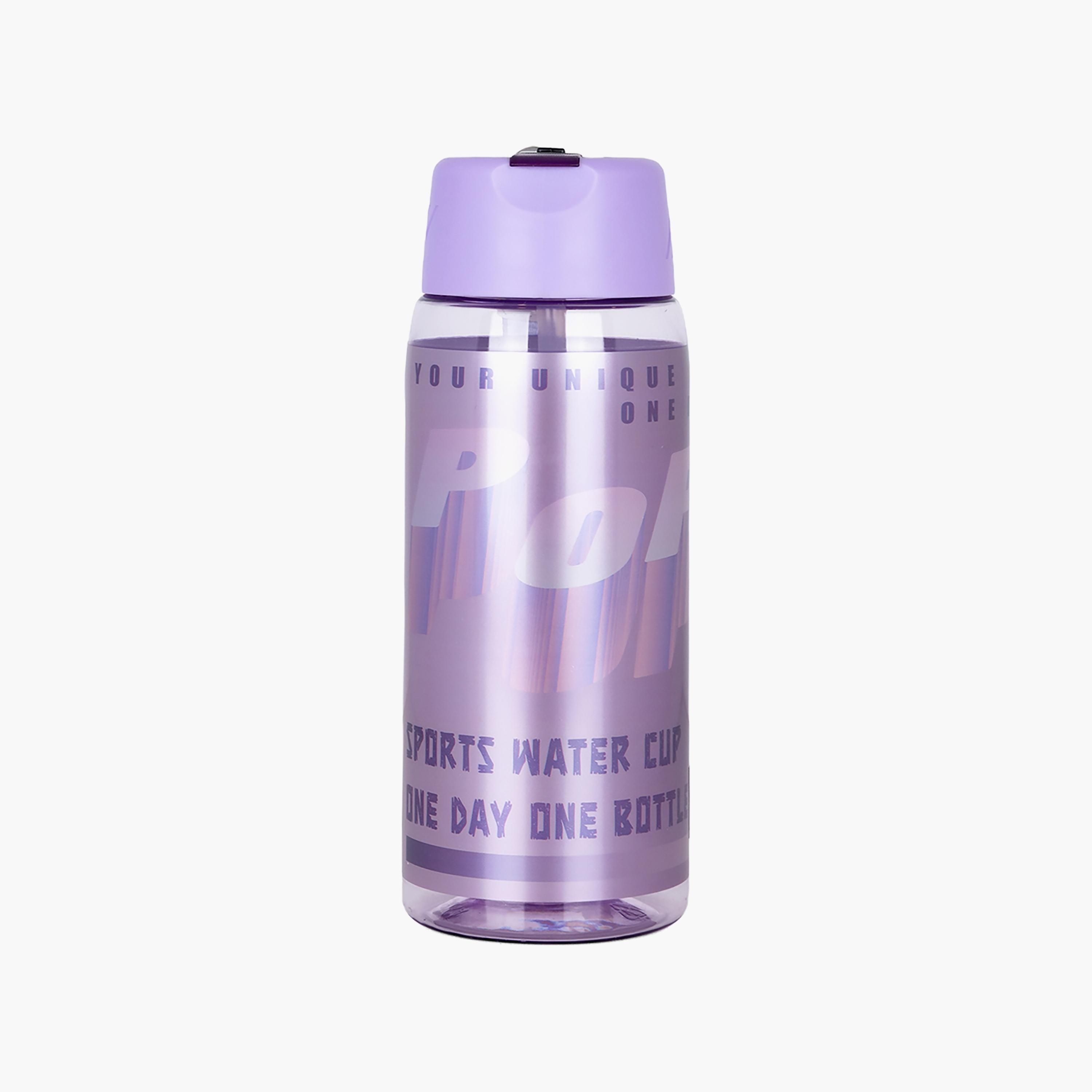 Nova Kids BPA Free Water Bottle with Straw, Purple, 750 ml-school-waterbottles-image-1