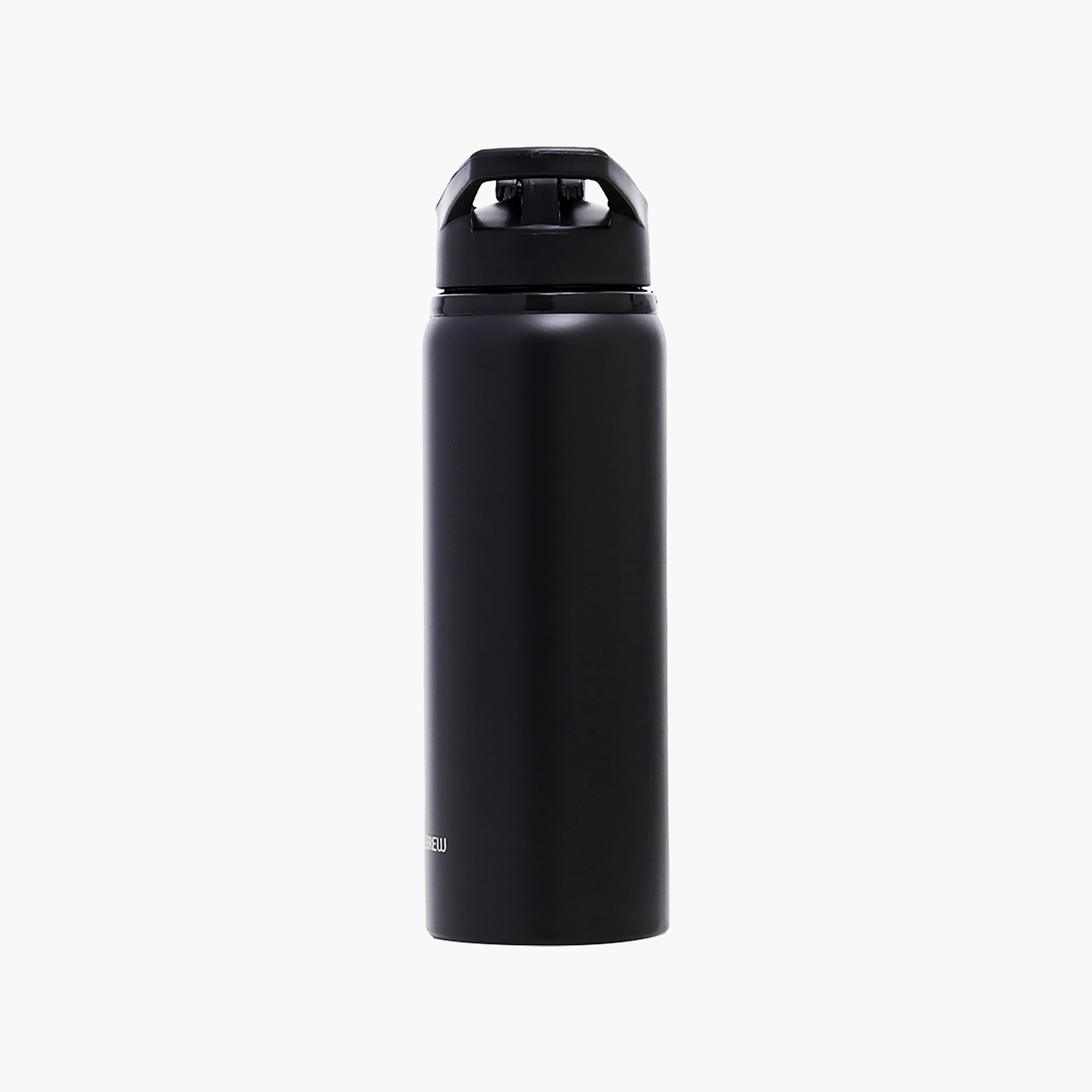 HYDROBREW Stainless Steel Sports Water Bottle, Black, 700ml-school-waterbottles-image-2