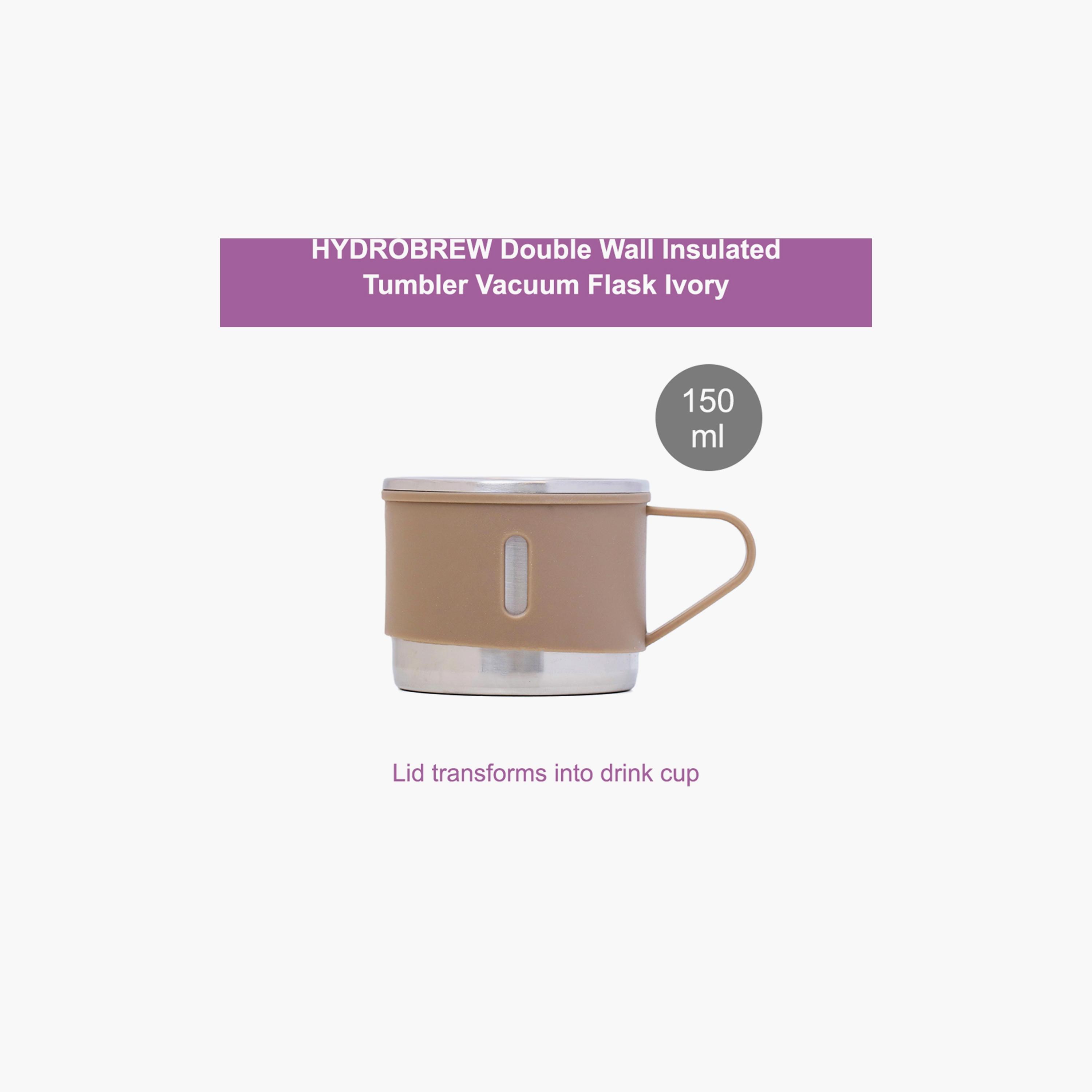 HYDROBREW Insulated Flask, 500 ml with 2-Piece Cups, 150 ml-baby-feeding-accessories-image-4