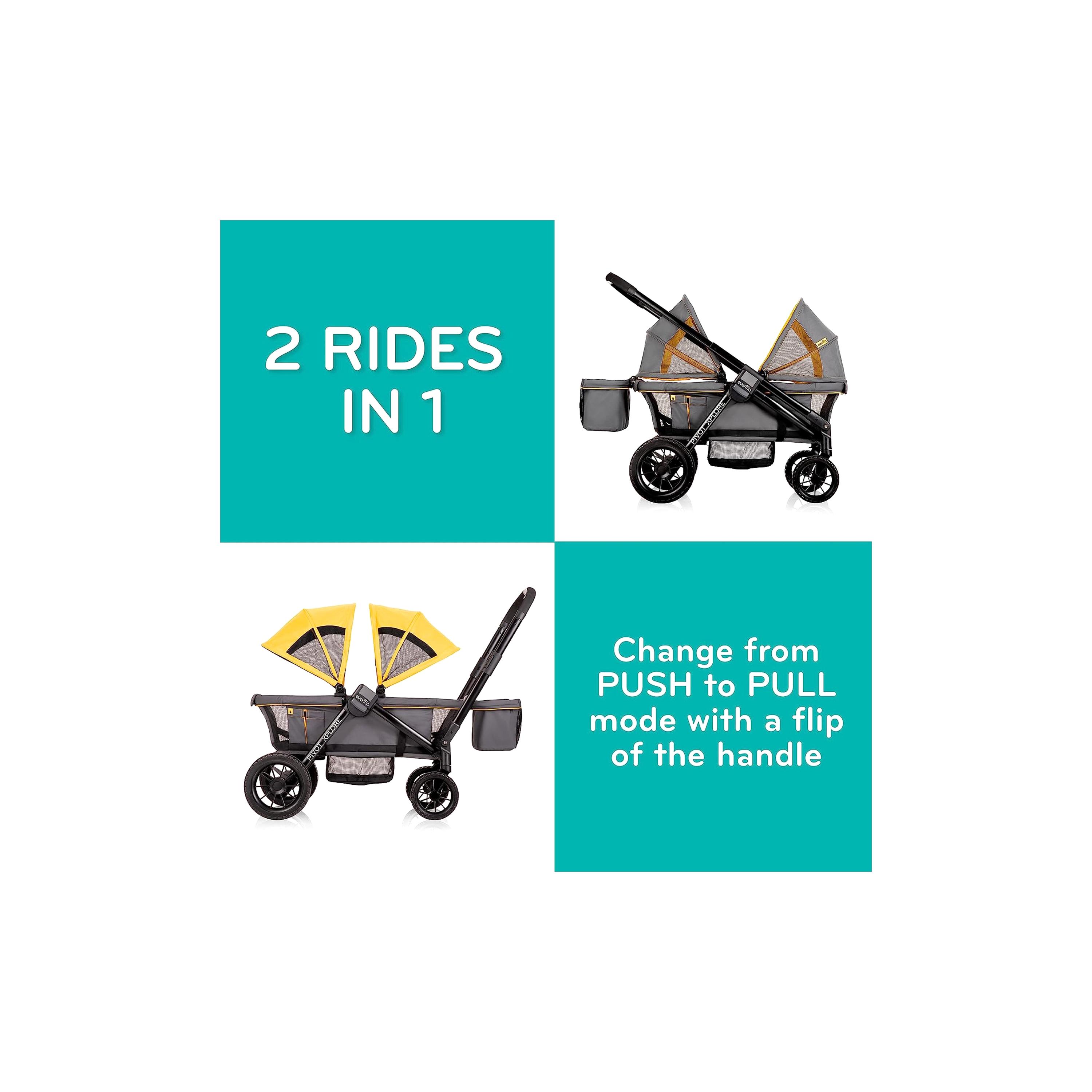 Buy Evenflo Pivot Xplore All Terrain Stroller Online Babyshop UAE