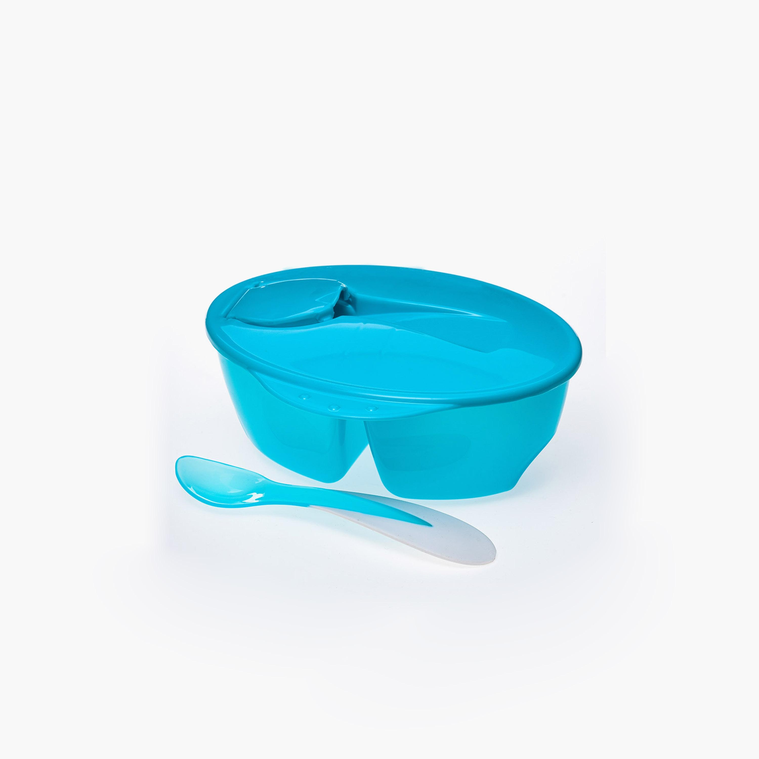 Uniqkidz Nanny BPA Free Feeding Bowl with Spoon-baby-feeding-mealtimeessentials-image-1