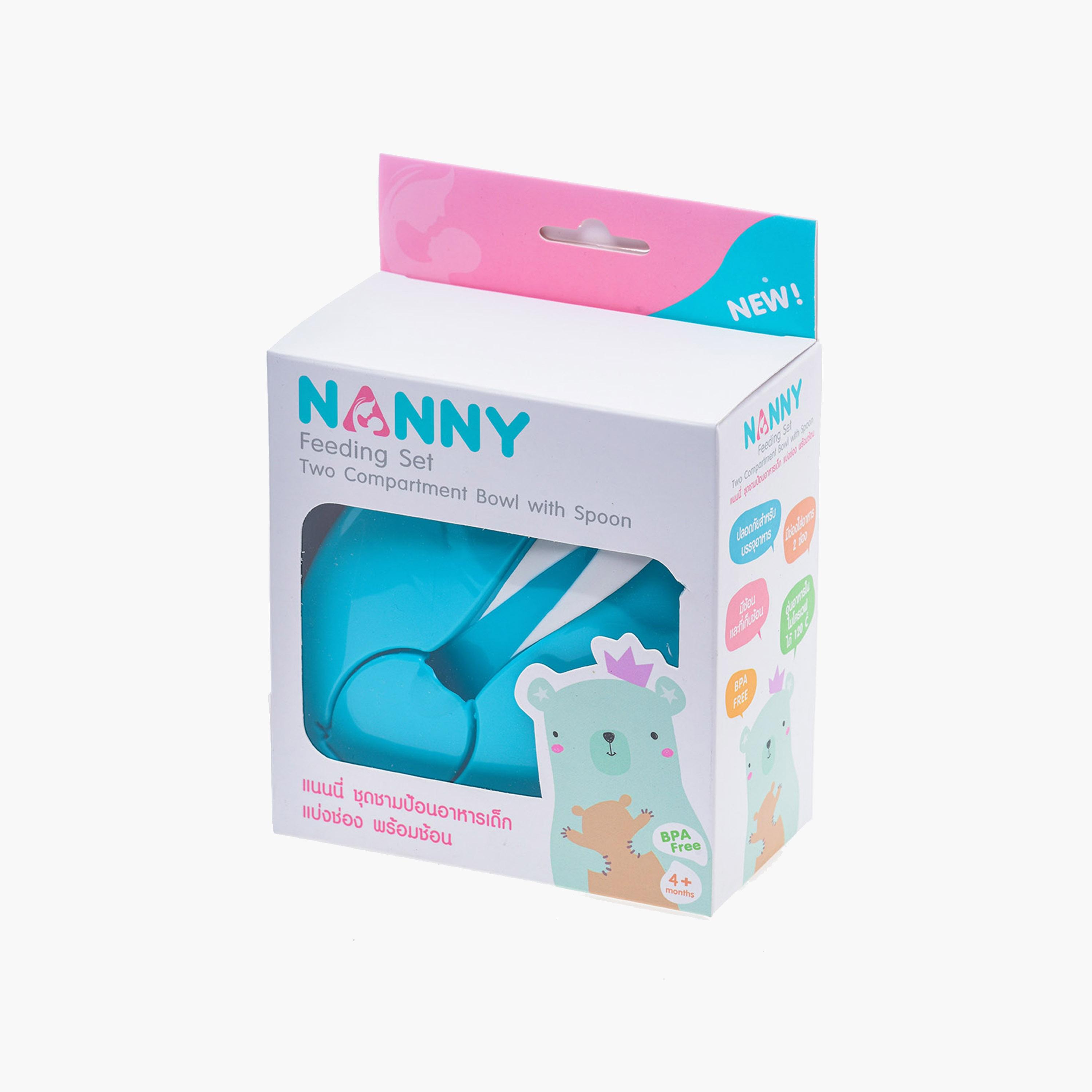 Uniqkidz Nanny BPA Free Feeding Bowl with Spoon-baby-feeding-mealtimeessentials-image-2