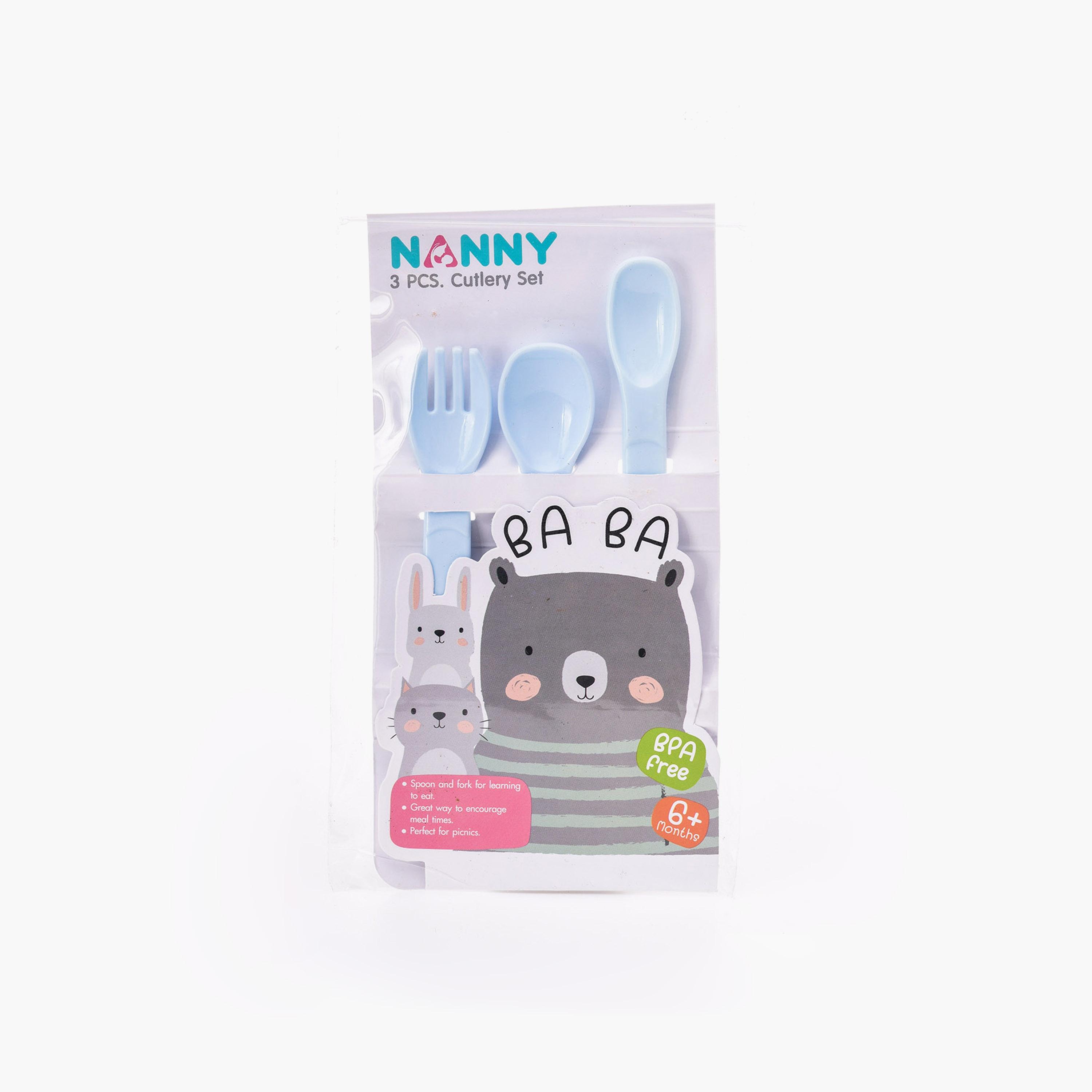 Uniqkidz Nanny 3-Piece Cutlery Set-baby-feeding-mealtimeessentials-image-3
