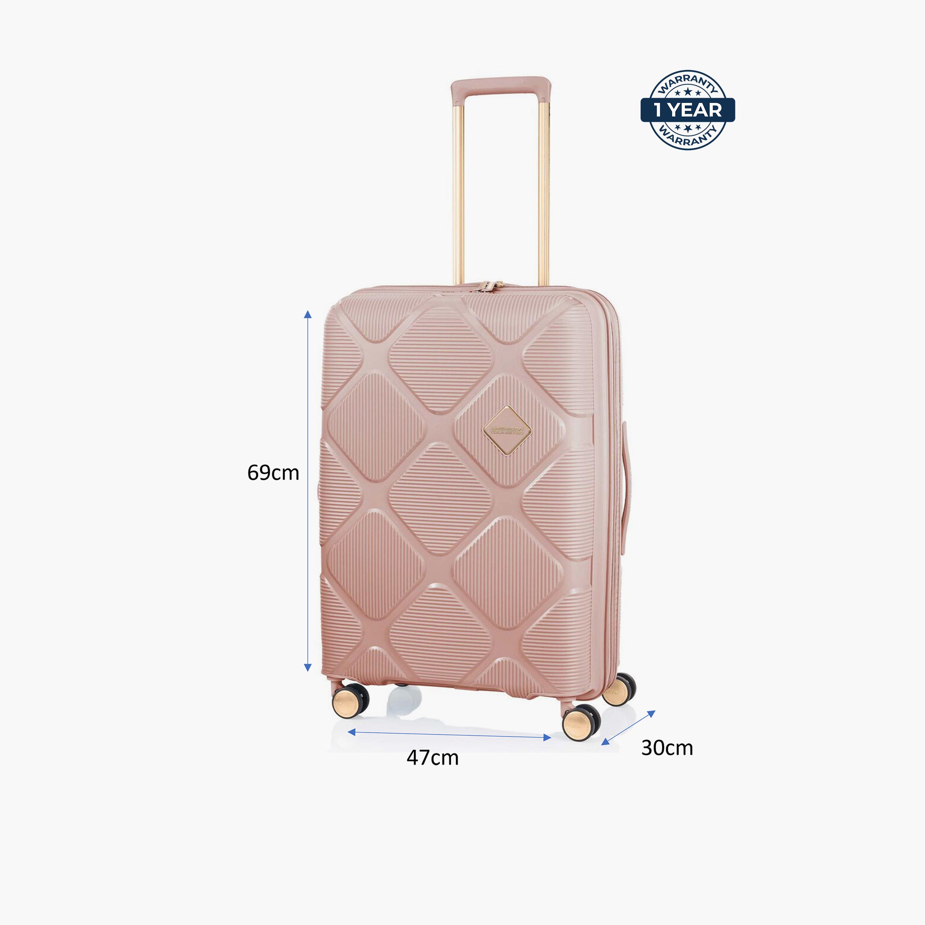 حقيبة عربة أمتعة من مادة البولي بروبيلين الأمريكية Tourister Instagon 69 سم من مادة البولي بروبيلين (PP) ذات 4 عجلات صلبة مع قفل TSA-travel-luggagesandbags-luggage-image-2