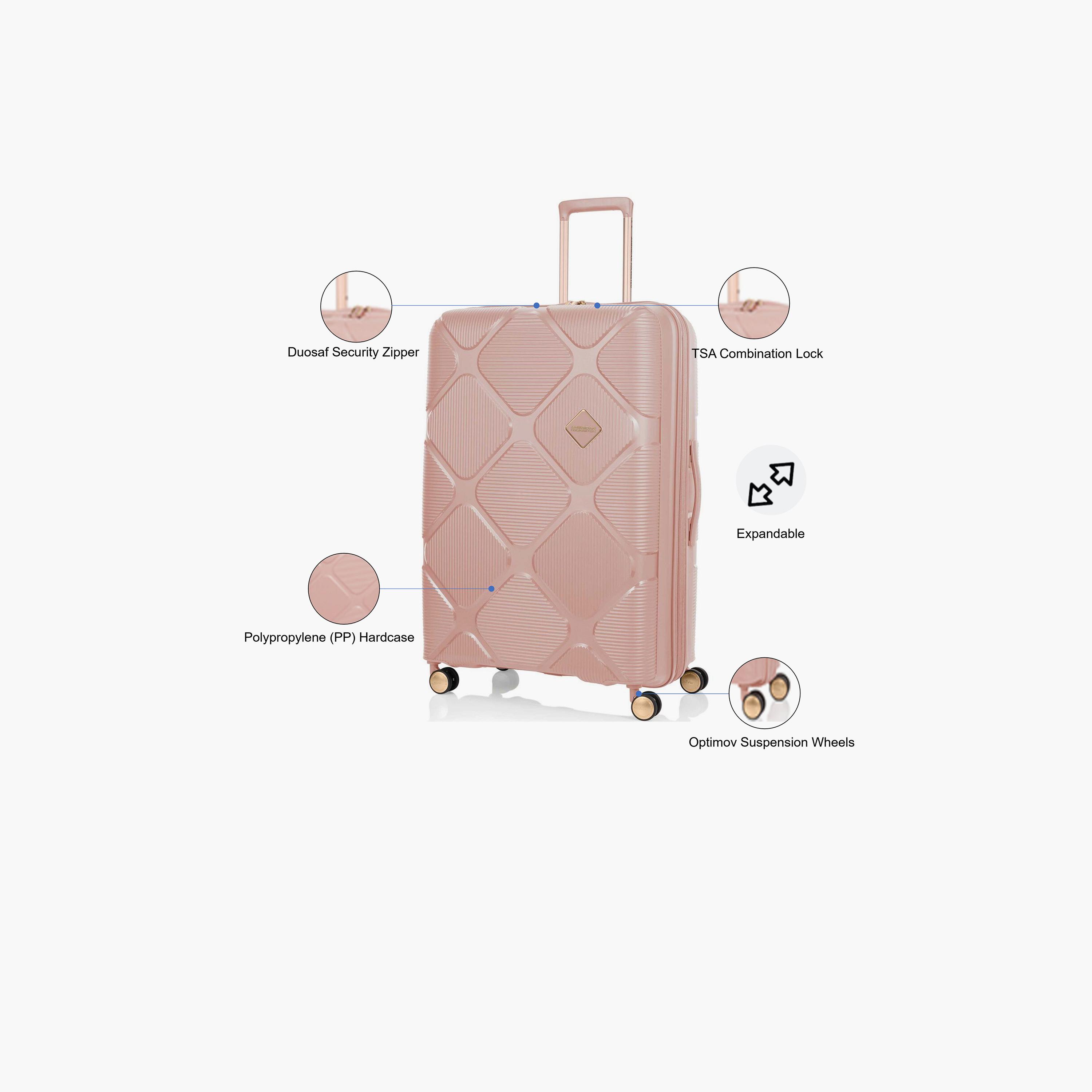 حقيبة عربة أمتعة من البولي بروبيلين (PP) من مادة البولي بروبيلين (PP) مقاس 81 سم مع قفل TSA-travel-luggagesandbags-luggage-image-3