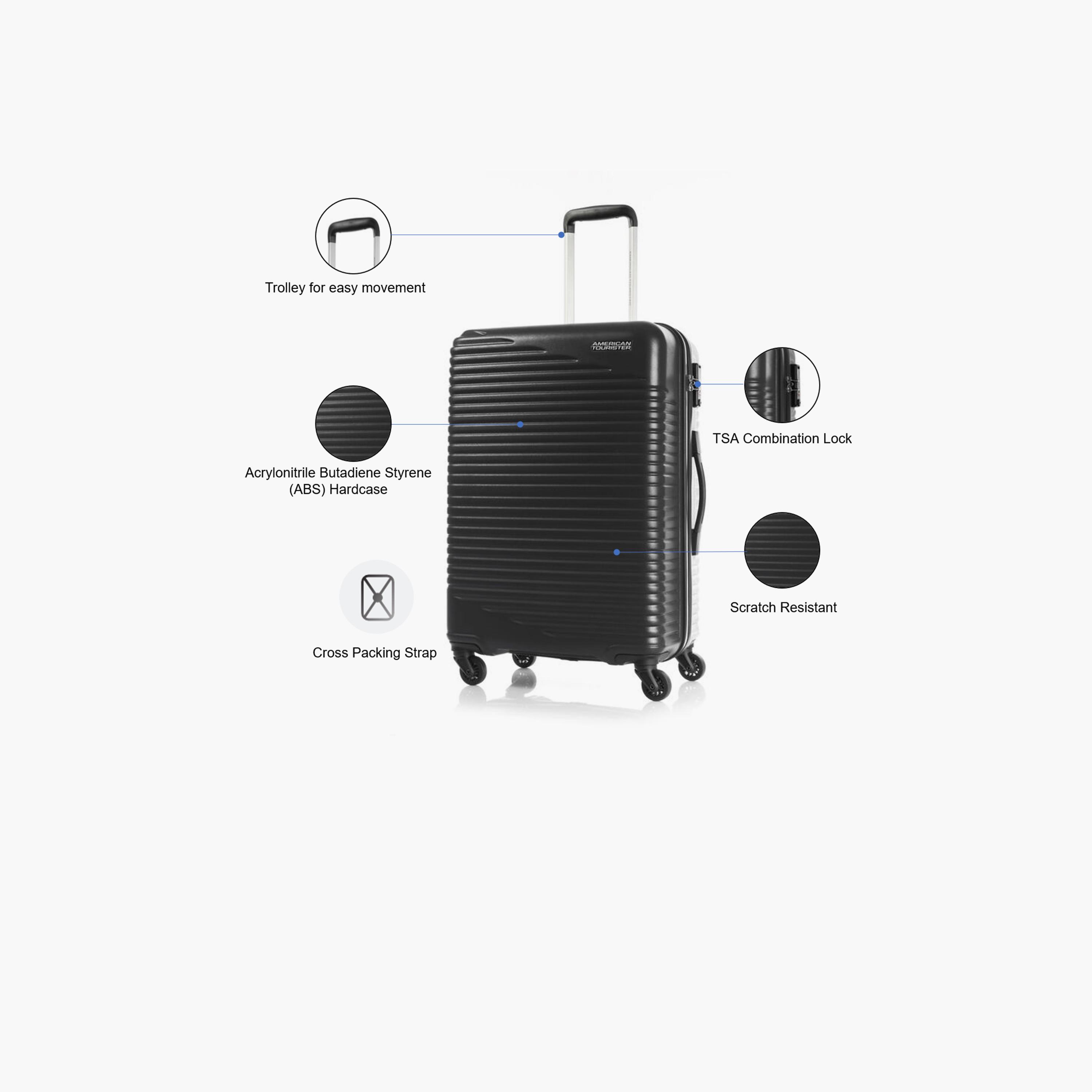 American Tourister Skypark 68 CM Medium Check-in Polypropylene Hard Sided 4-Wheeler Spinner Trolley Bag with TSA Lock-travel-luggagesandbags-luggage-image-19