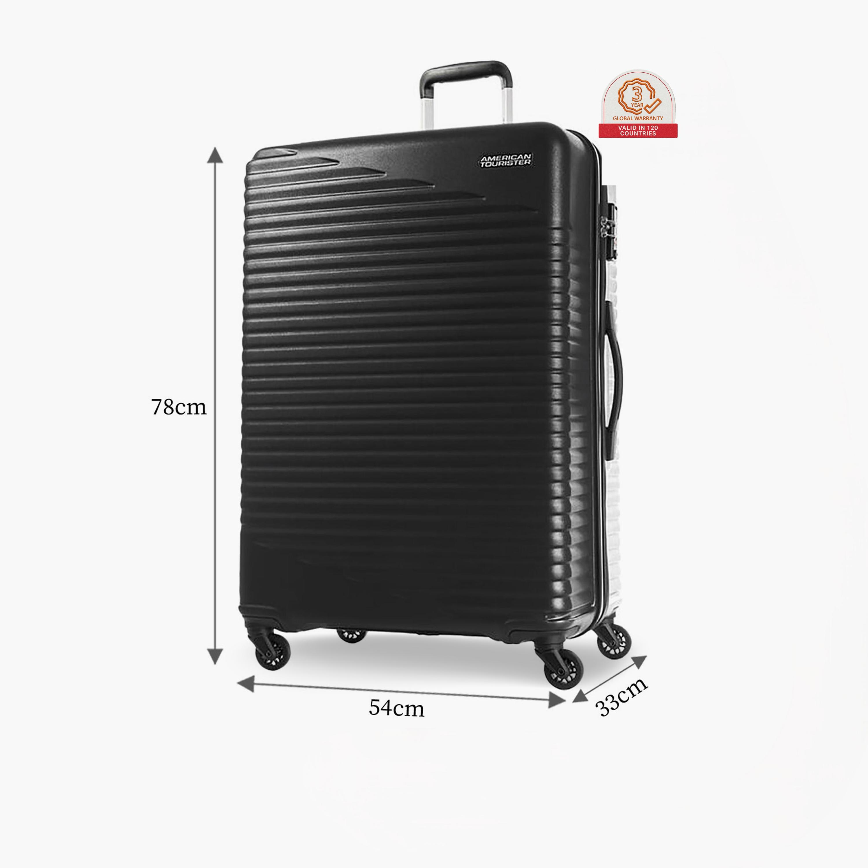 American Tourister Skypark 78 CM Large Check-in Polypropylene Hard Sided 4-Wheeler Spinner Trolley Bag with TSA Lock-travel-luggagesandbags-luggage-image-8