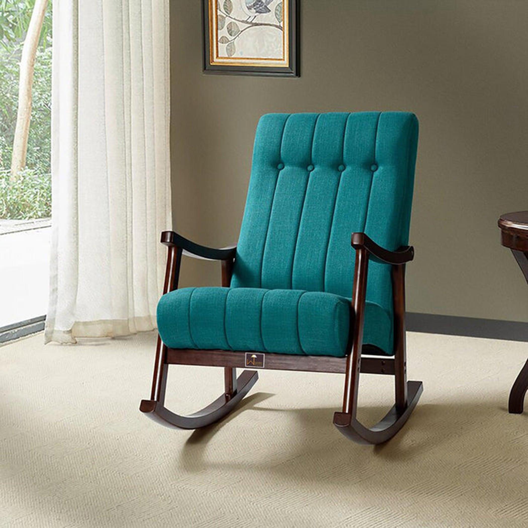 Wooden Twist Risco Velvet Swivel Armchair