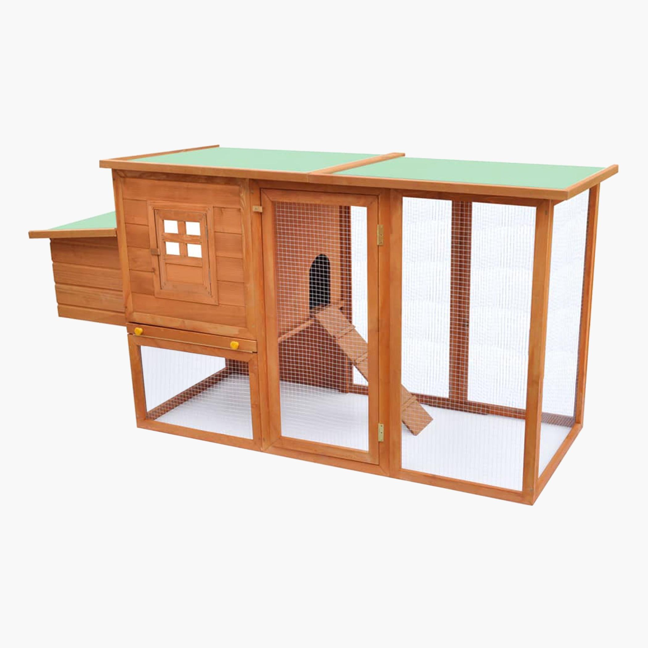 VidaXL Wooden Chicken Cage