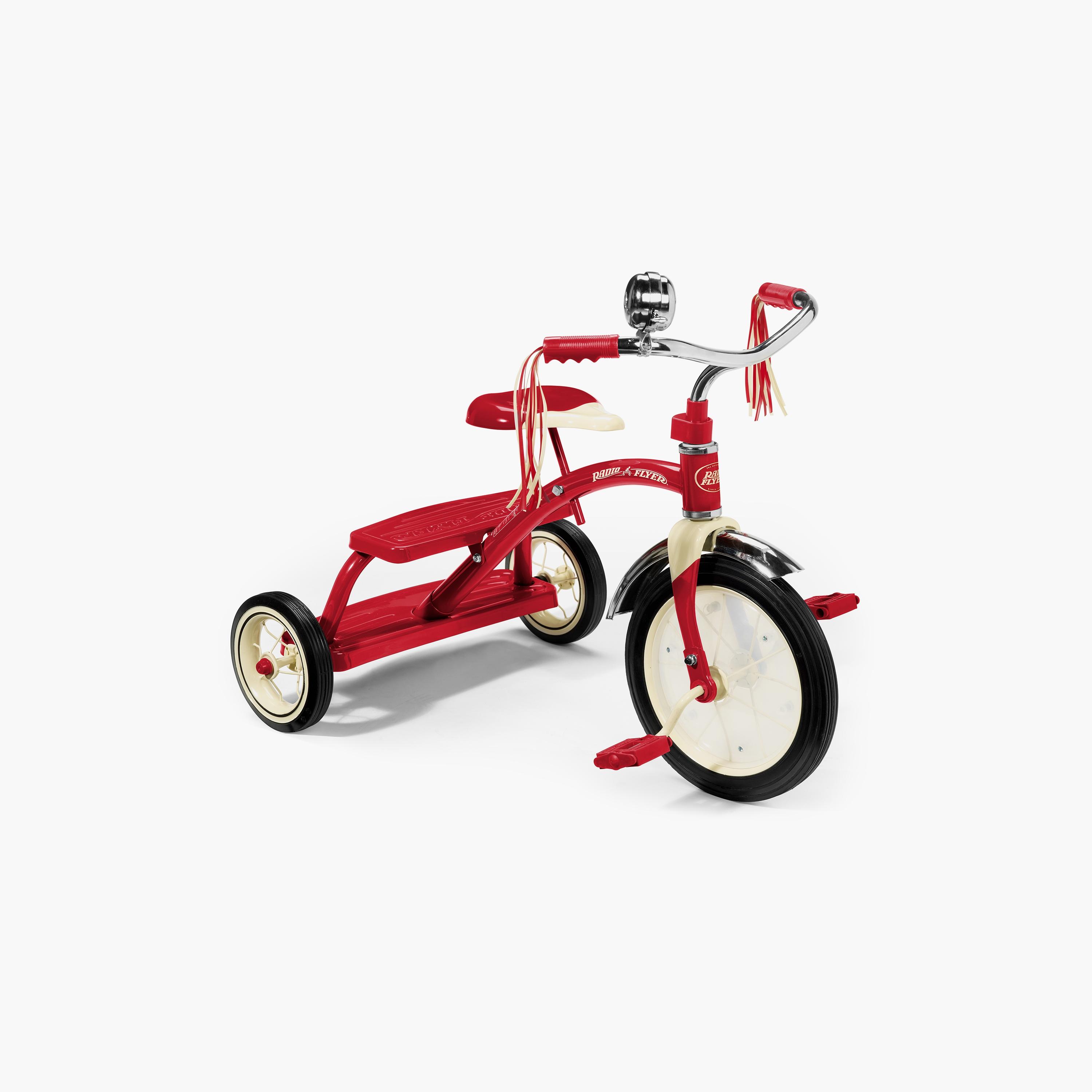 Radio Flyer 3 Wheels Dual Deck Trike - Red-toys-outdoor-bikesandrideons-trikes-image-1