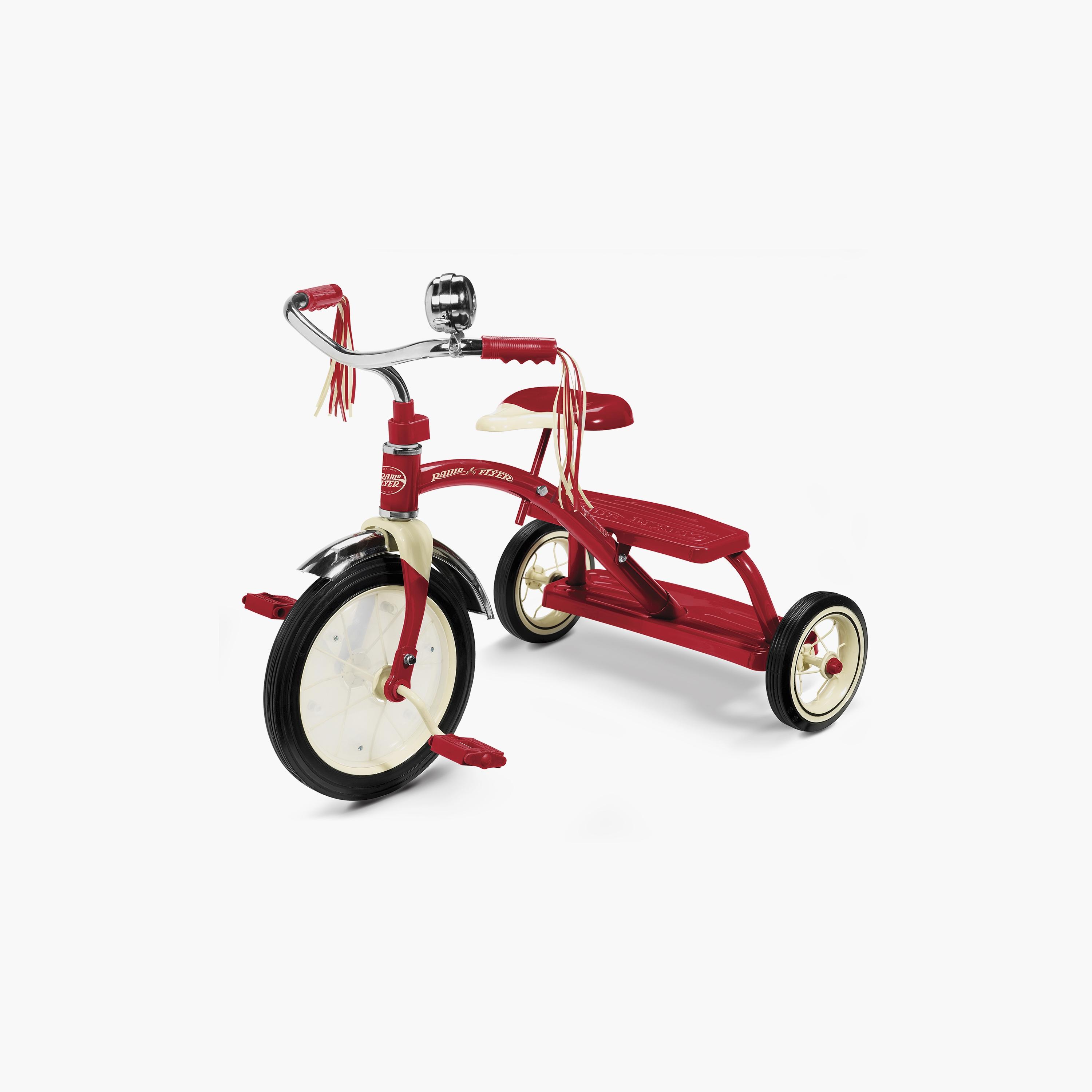 Radio Flyer 3 Wheels Dual Deck Trike - Red-toys-outdoor-bikesandrideons-trikes-image-2