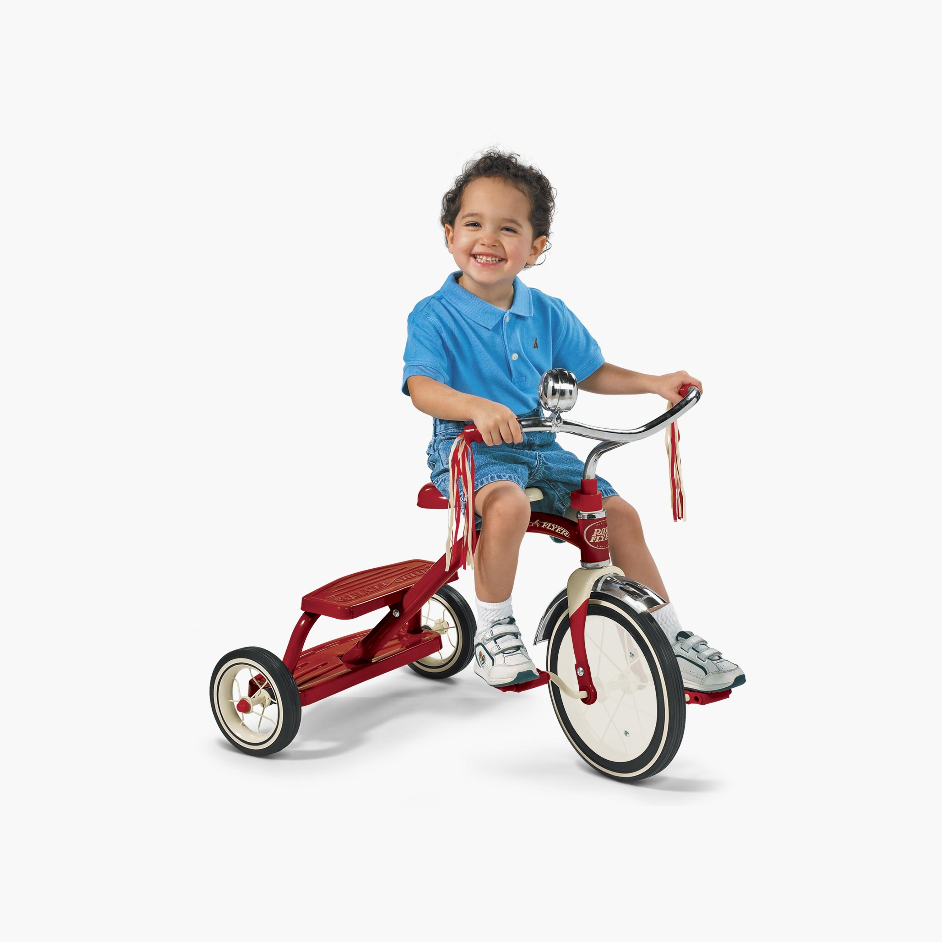 Radio Flyer 3 Wheels Dual Deck Trike - Red-toys-outdoor-bikesandrideons-trikes-image-4