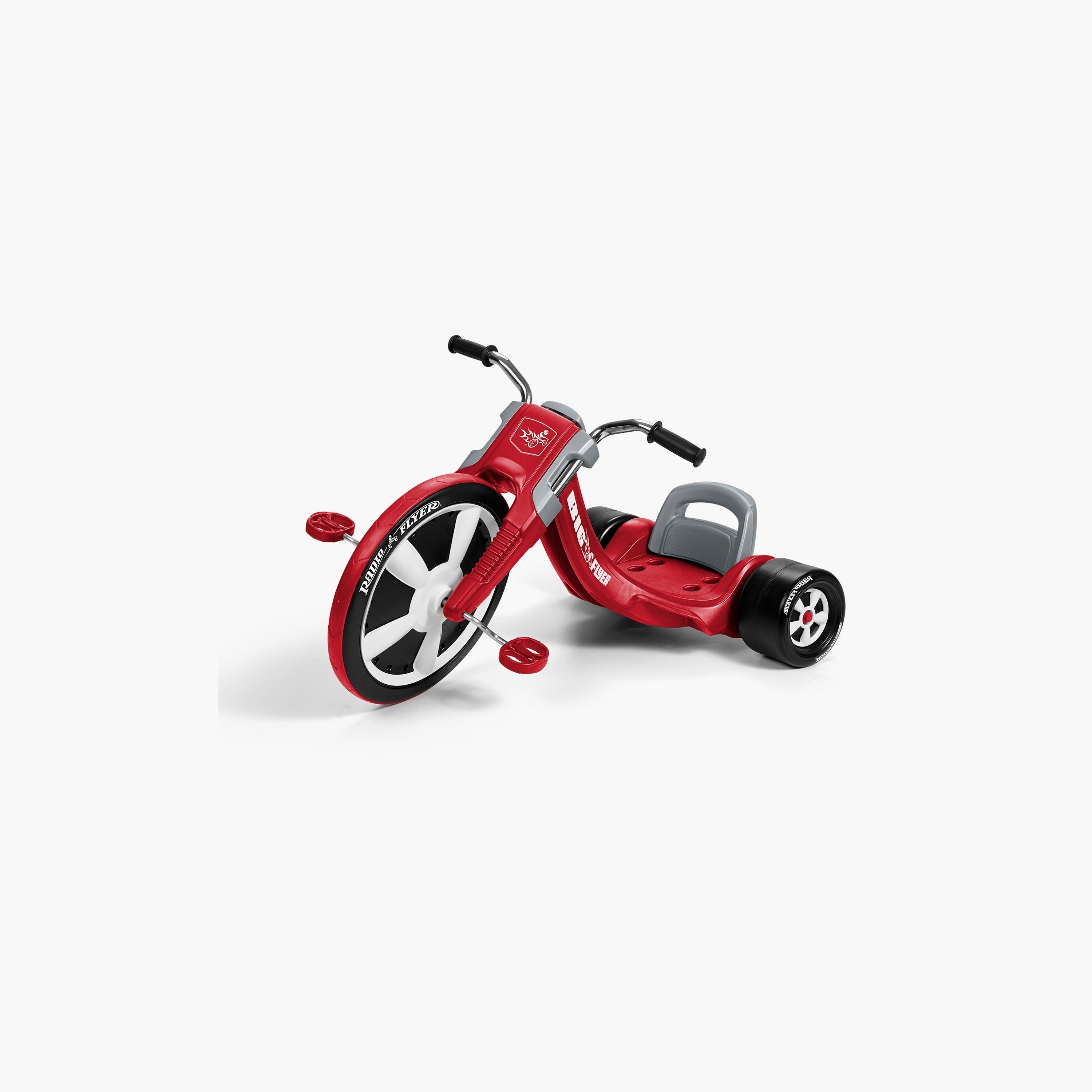 Radio Flyer 3 Wheels Deluxe Big Flyer Trike - Red-toys-outdoor-bikesandrideons-trikes-image-2