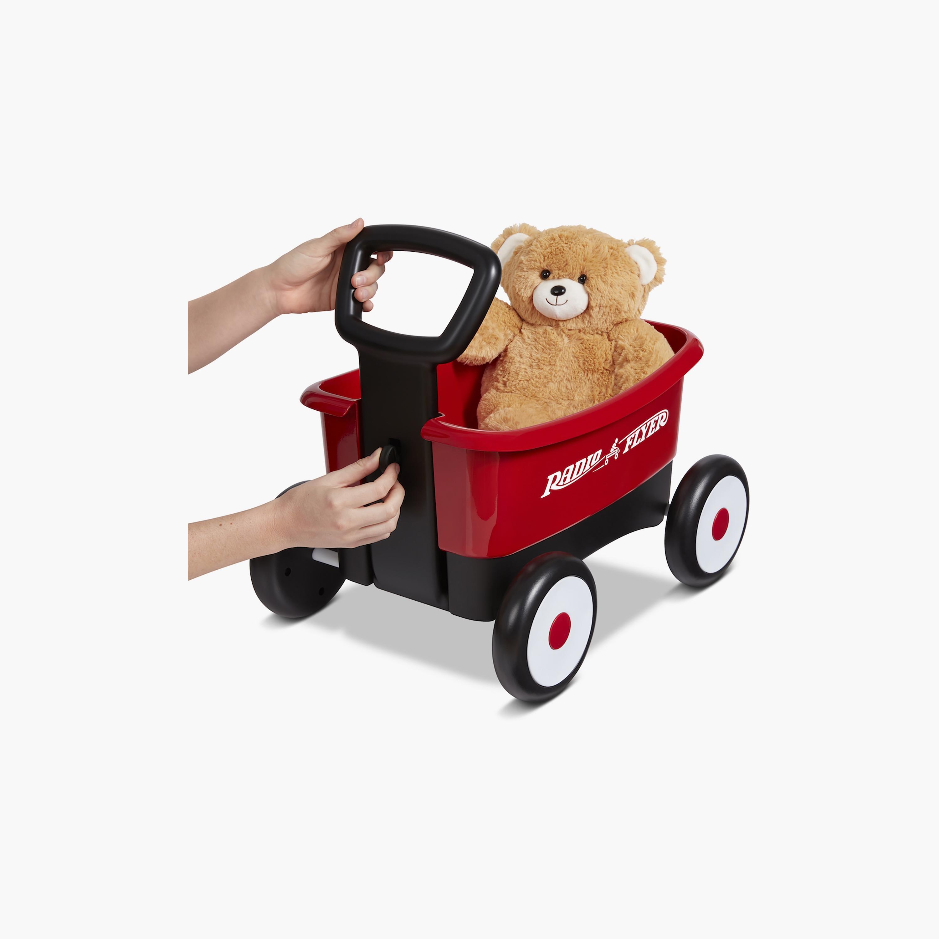 Radio Flyer Push & Play Walker Wagon with Teddy Bear-toys-outdoor-bikesandrideons-manualrideons-image-4