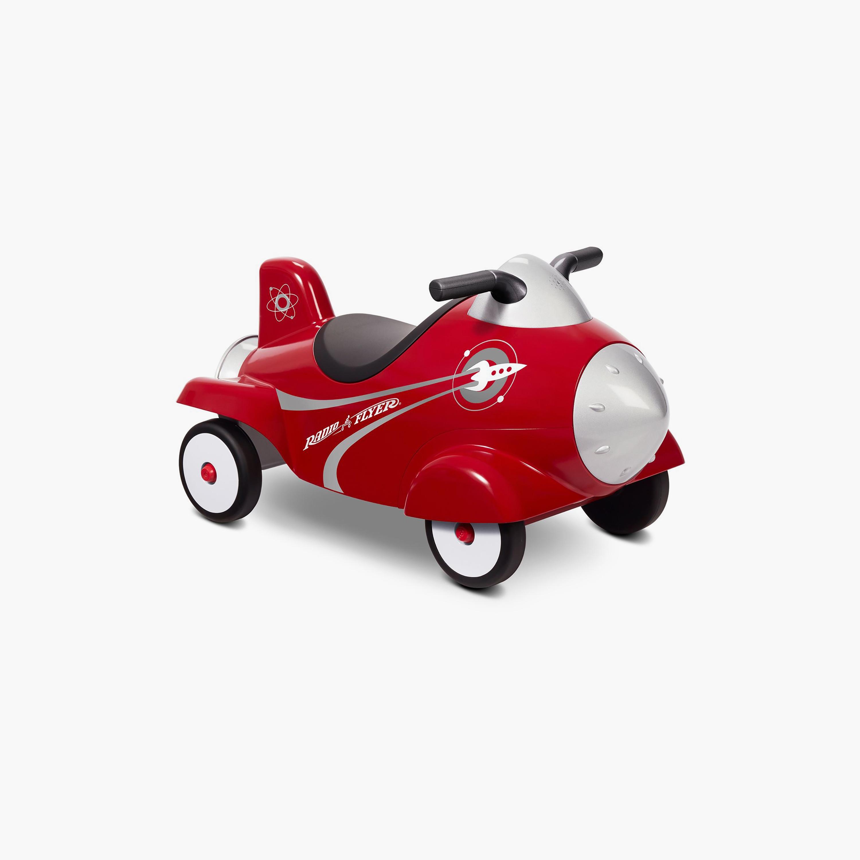 Radio Flyer 4 Wheels Rocket Shaped Ride On-toys-outdoor-bikesandrideons-manualrideons-image-1