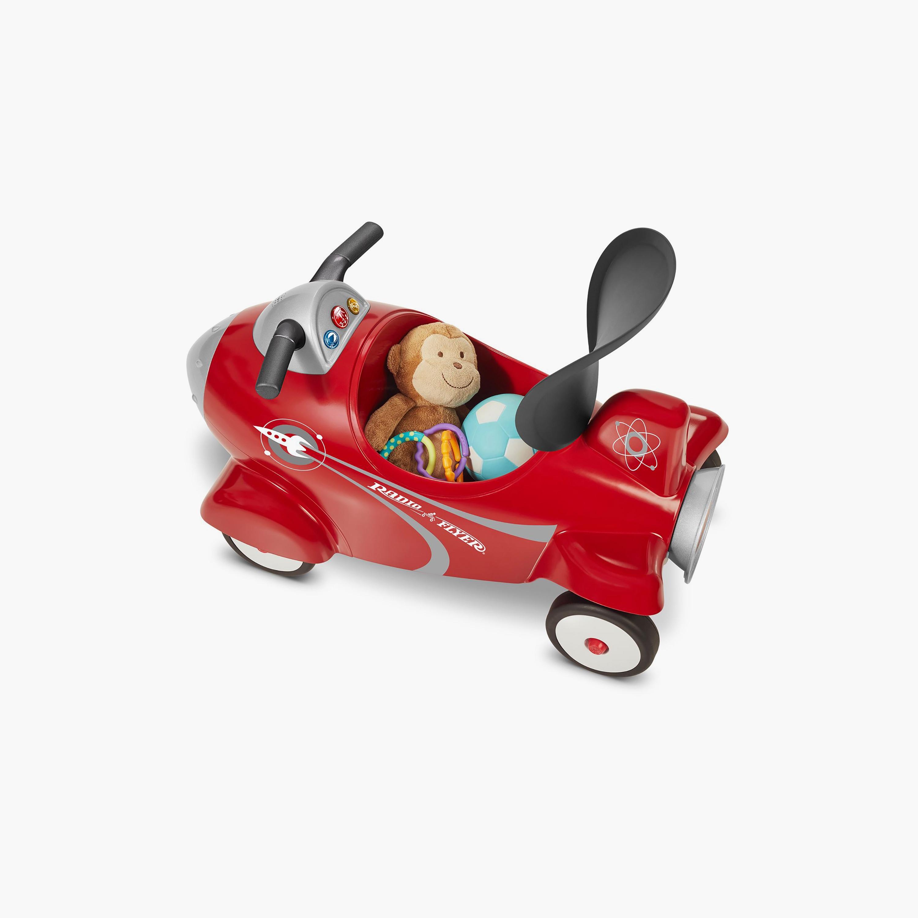 Radio Flyer 4 Wheels Rocket Shaped Ride On-toys-outdoor-bikesandrideons-manualrideons-image-3